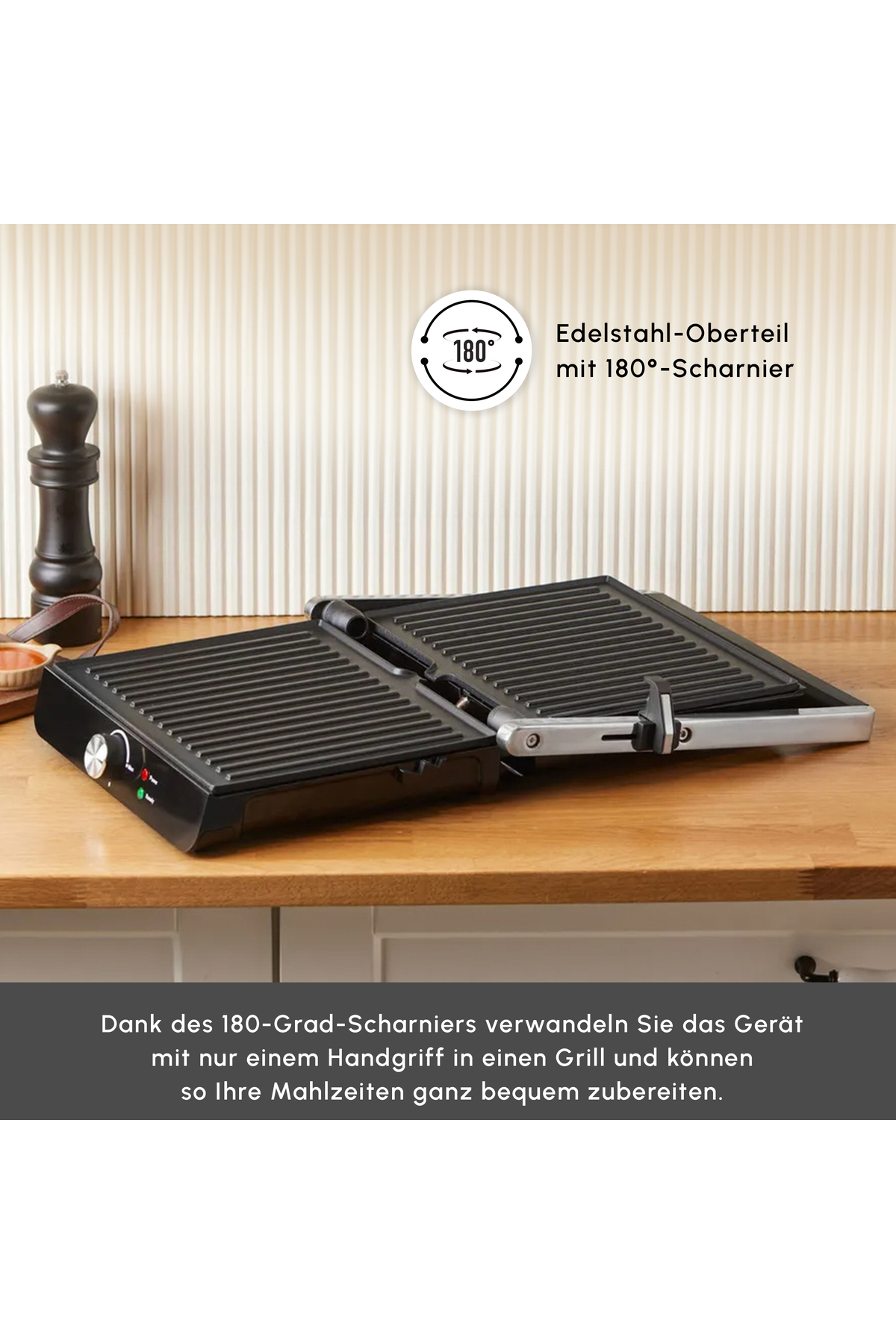 Karaca Toastmaster Inox Toaster und Grillmaschine, 2000W