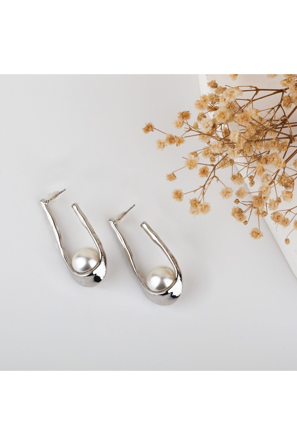 MRK-Big Pearl Design Women's Earrings 4