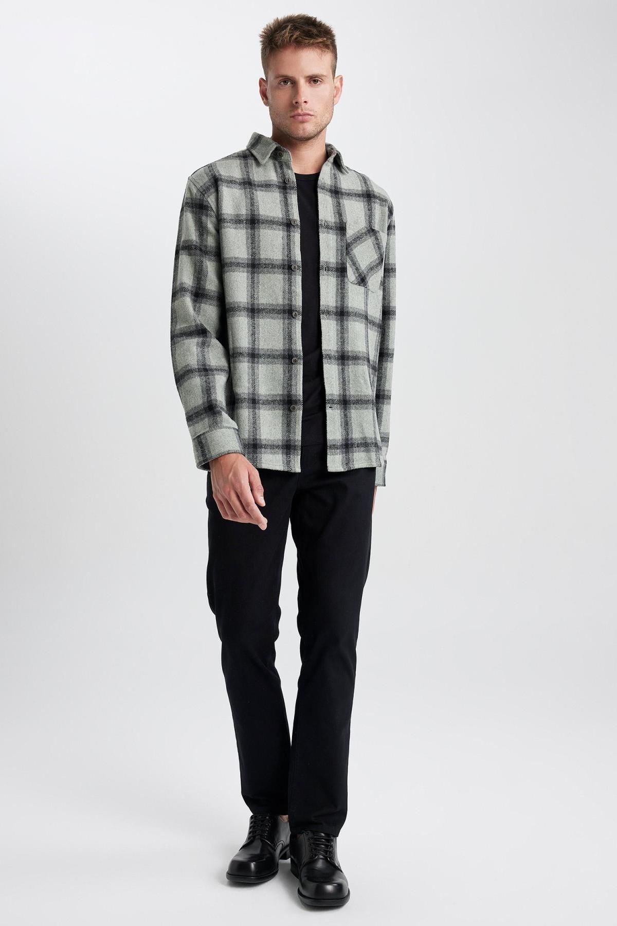 پیراهن مردانه دفاکتو | A5517AX23AU Defacto - Image 6