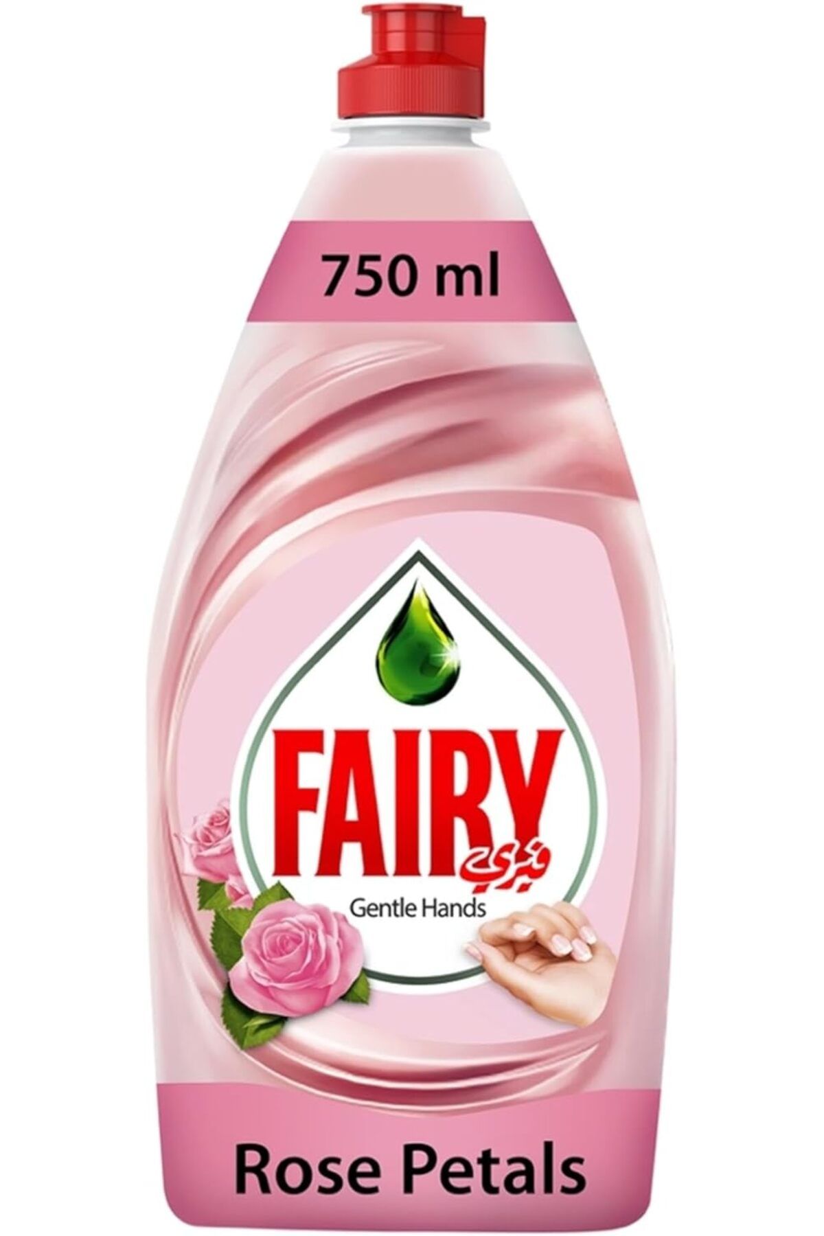 Fairy-Gentle Hands, Rose Petals, Dishwashing Liquid Soap, 750ml 1