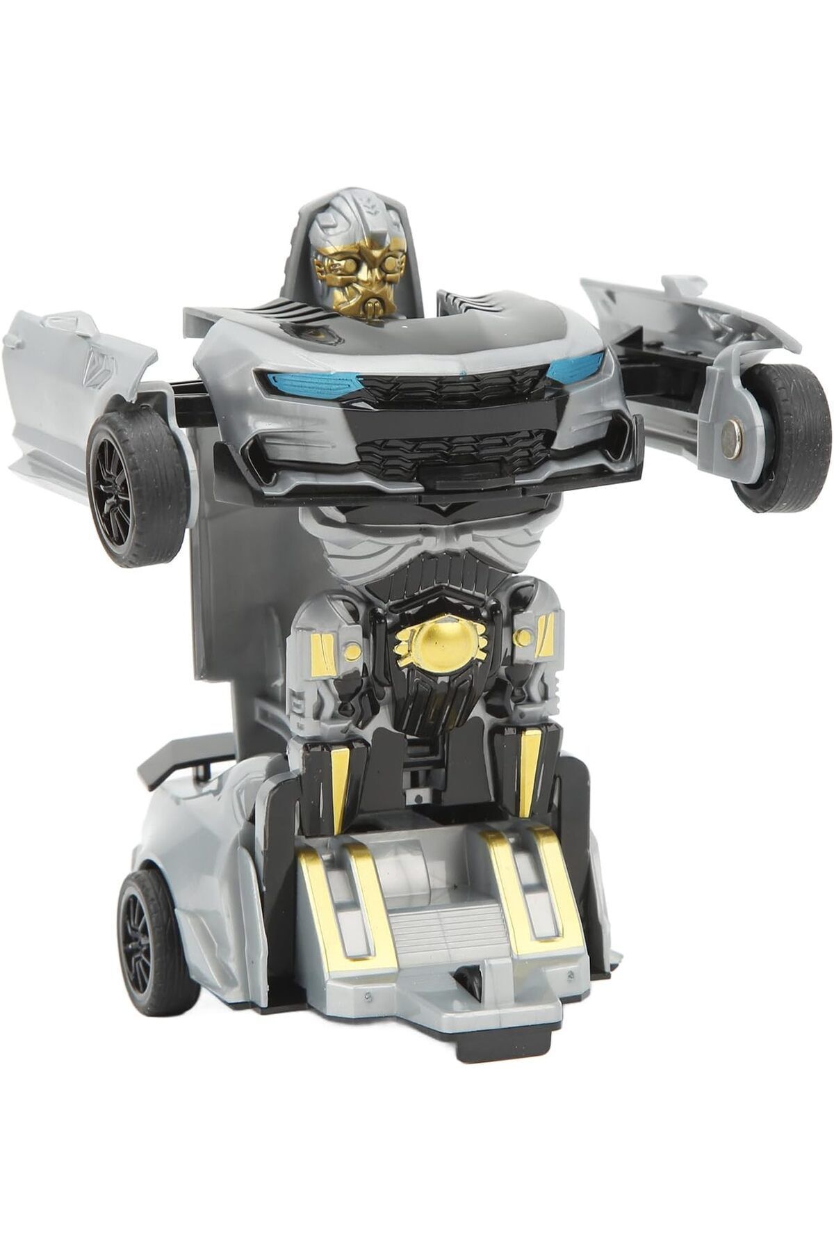 SUDEN-Yellow Bumblebee Transformable Toy Car Robot 3