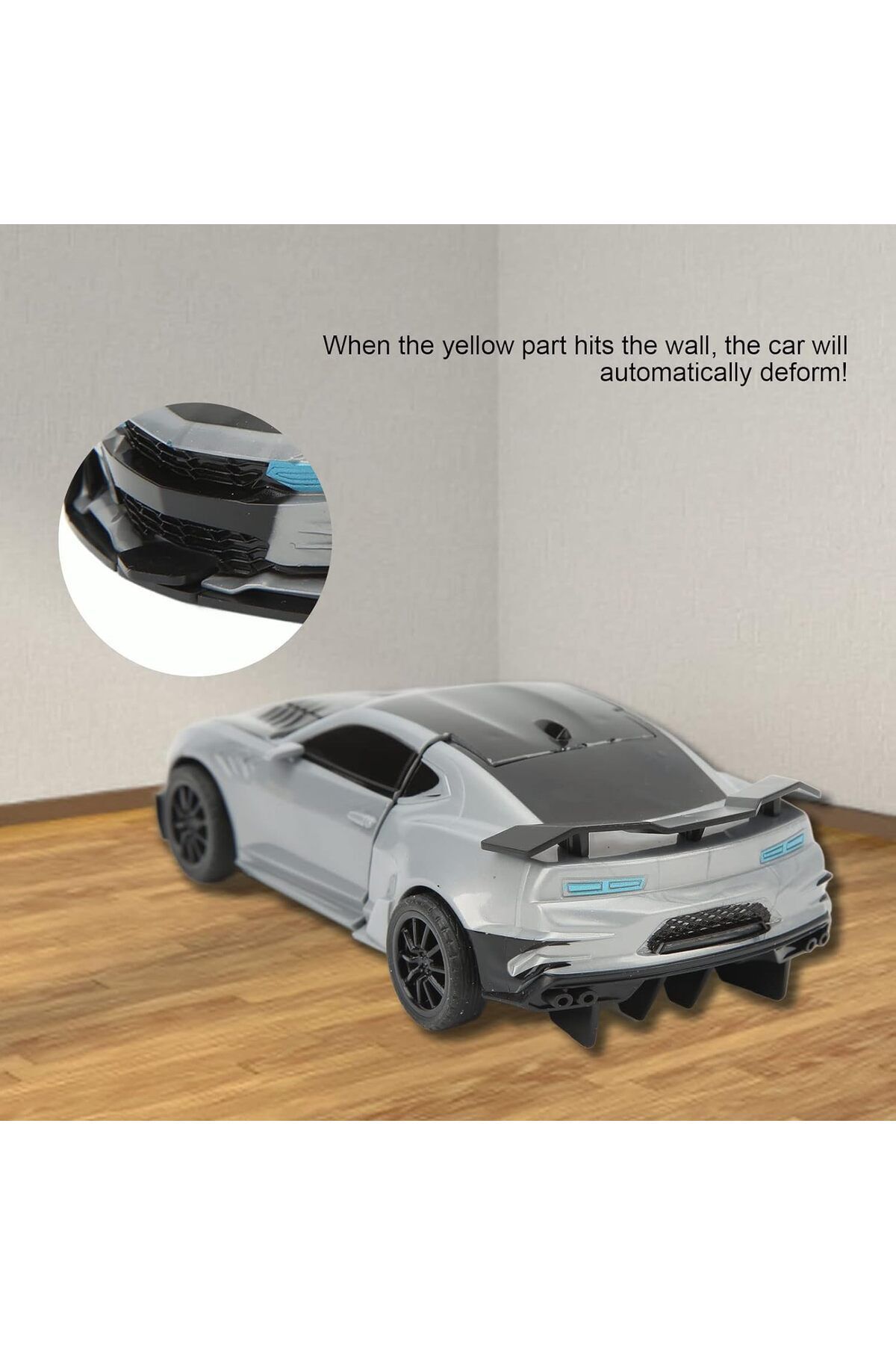 SUDEN-Yellow Bumblebee Transformable Toy Car Robot 2