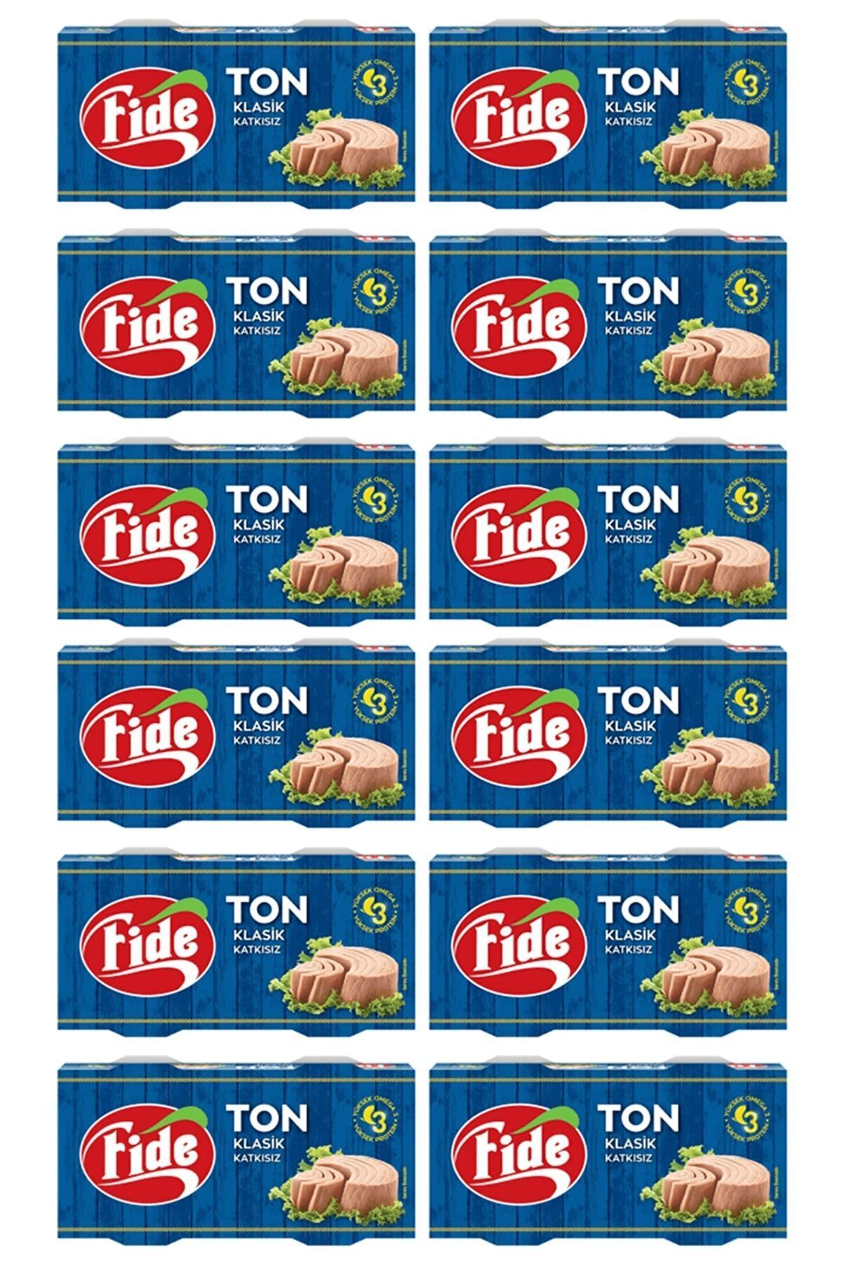 FİDE Fide Klasik Ton Balığı 24 X 160 G