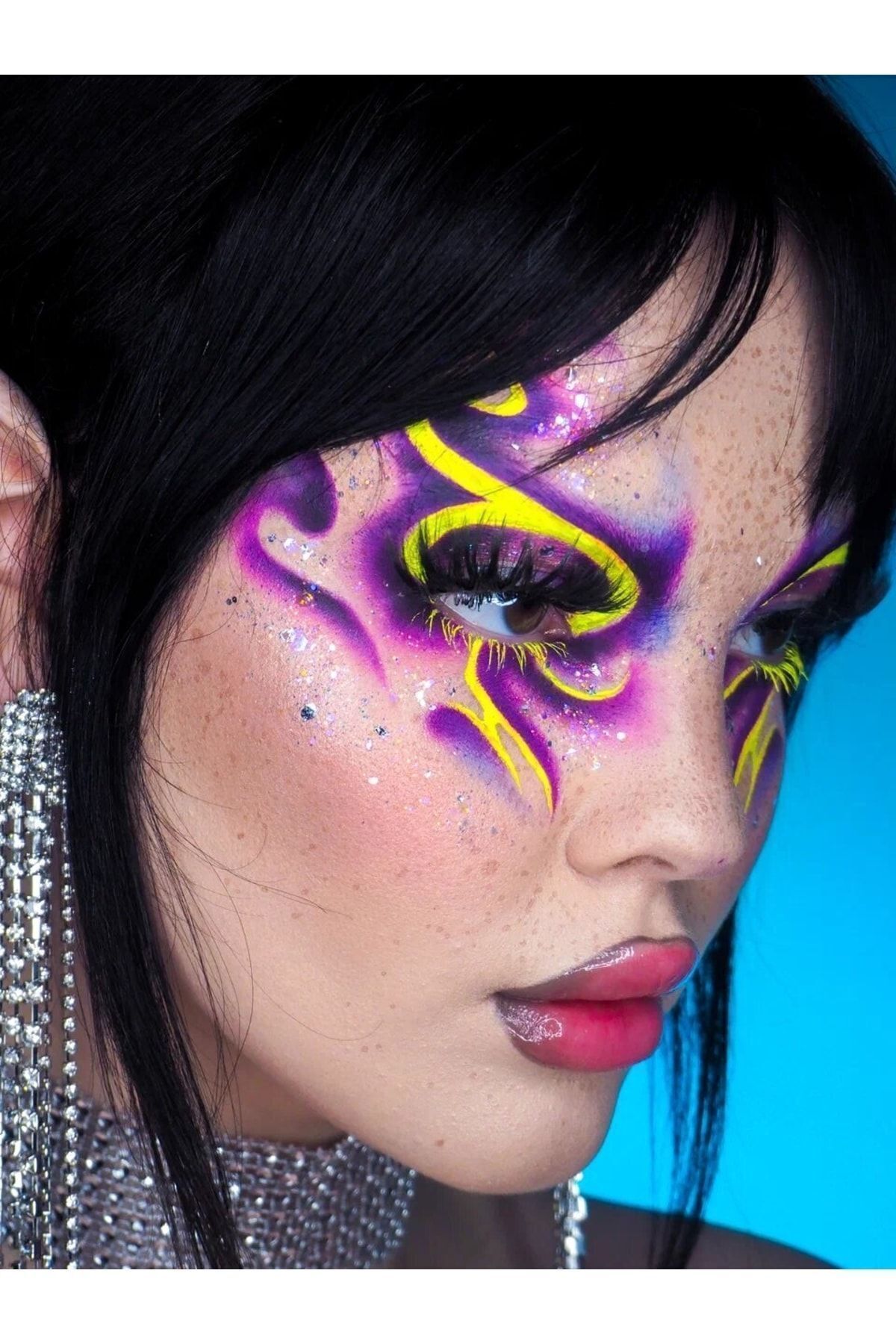 براق براق فرم ژل - یاس بنفش نارنجی The Glitter Lab