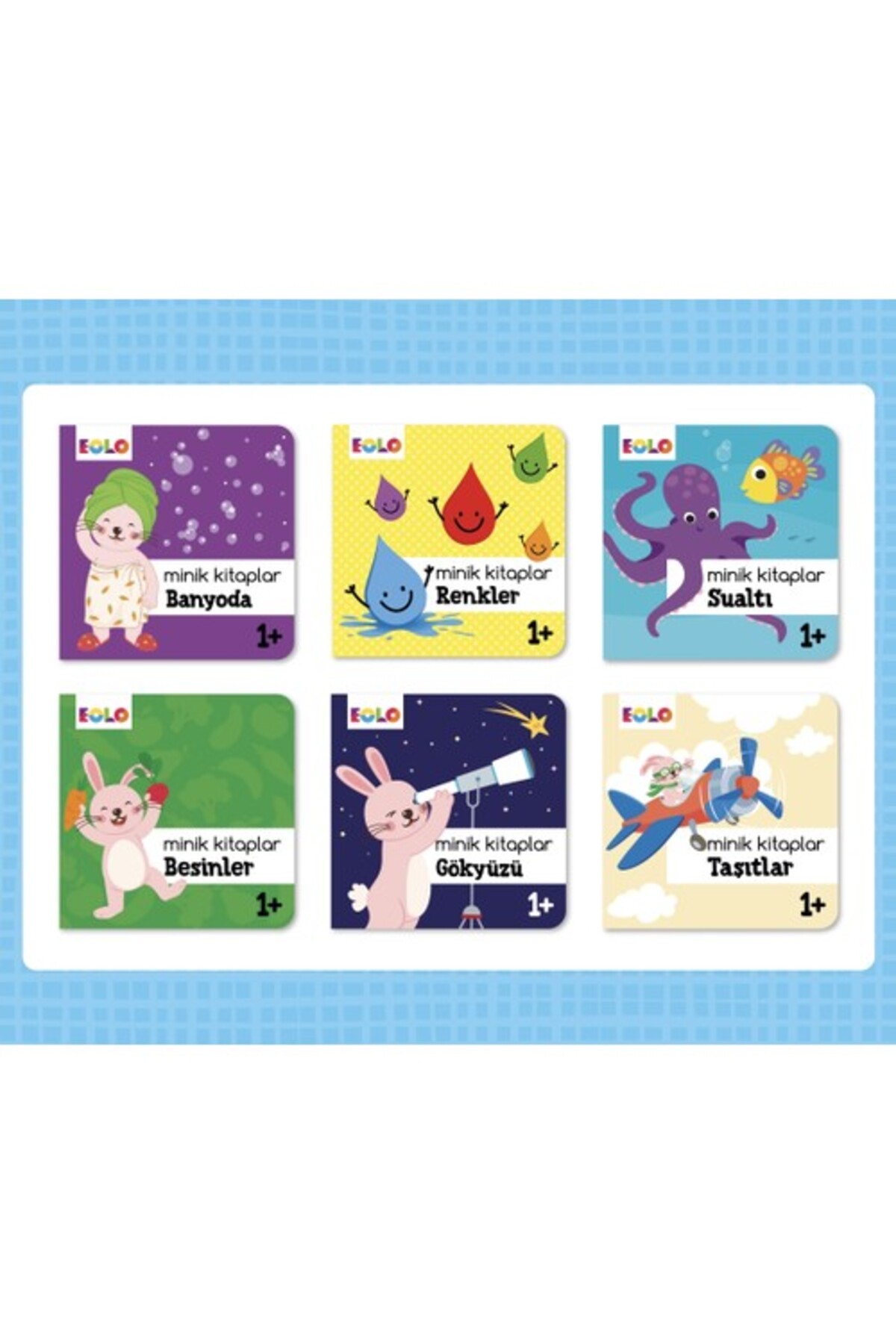 Genel Markalar Minik Kitaplar - 12 Bebek Kitabı - Ilk Kitaplarım 12'li Set fotoğrafı 3 (önizleme)