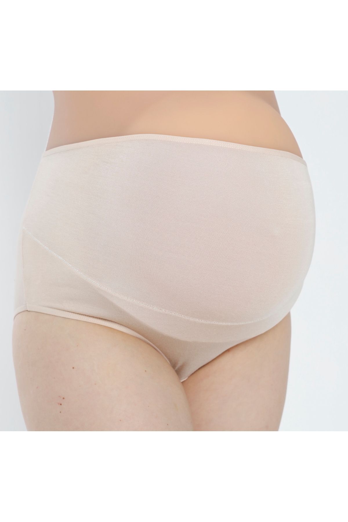 Miss Dünya Lissa 3'lü Paket Kadın Çok Renkli Pamuklu Likralı Süprem Hamile ve Lohusa Yüksek Bel Külot fotoğrafı 3 (önizleme)