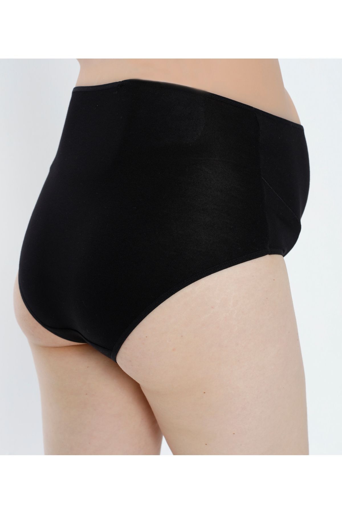 Miss Dünya Lissa 3'lü Paket Kadın Çok Renkli Pamuklu Likralı Süprem Hamile ve Lohusa Yüksek Bel Külot fotoğrafı 5 (önizleme)