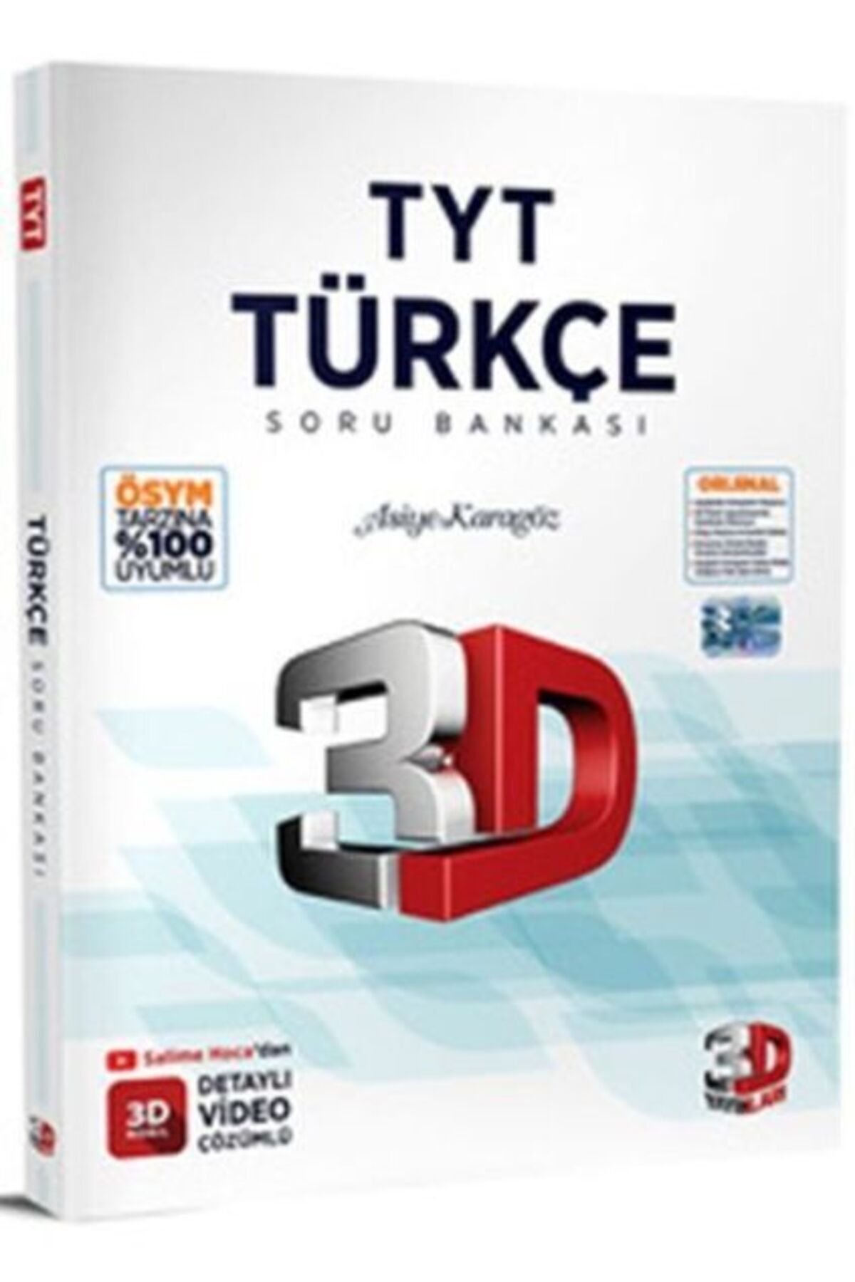 2025 TYT 3D Türkçe Tamamı Video Çözümlü Soru Bankası 3D yayınları 2025