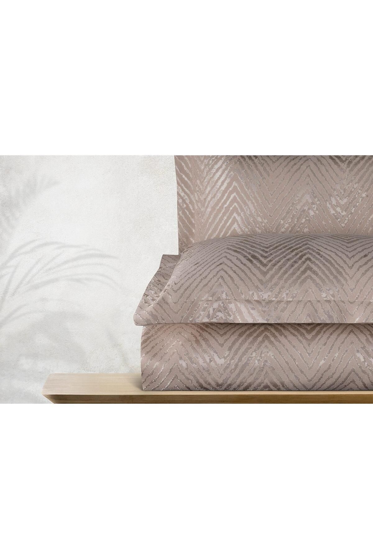 VEGA ÇİFT KİŞİLİK SADE MODERN GEOMETRİK DESEN YATAK ÖRTÜSÜ 250X260CM KUTULU 3