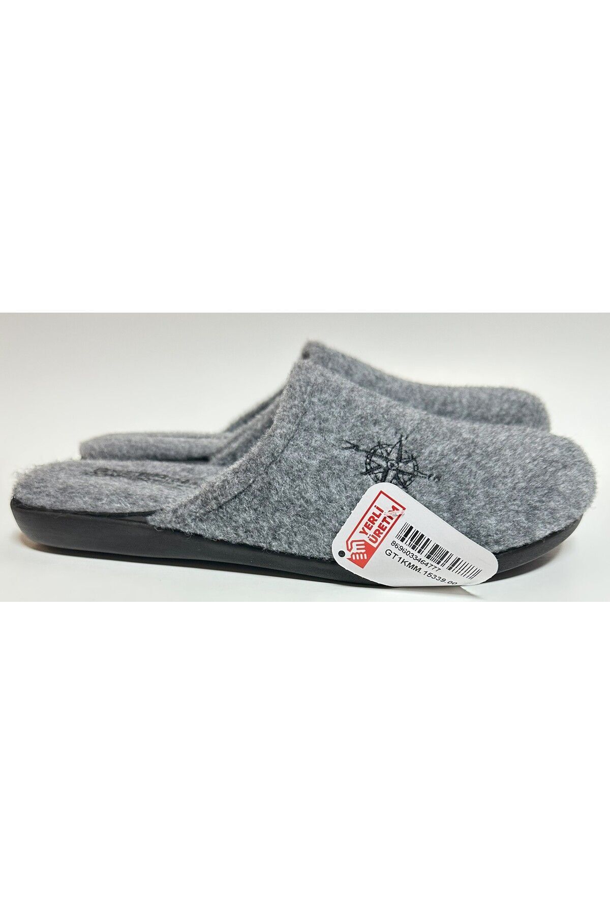 GEZER-MEN'S FELT COMFORTABLE LIGHT HOME AND MISFIR SLIPPERS 8