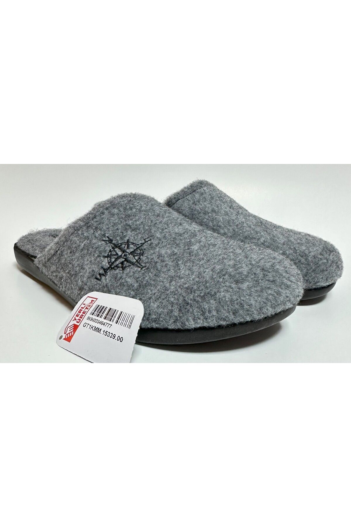 GEZER-MEN'S FELT COMFORTABLE LIGHT HOME AND MISFIR SLIPPERS 3