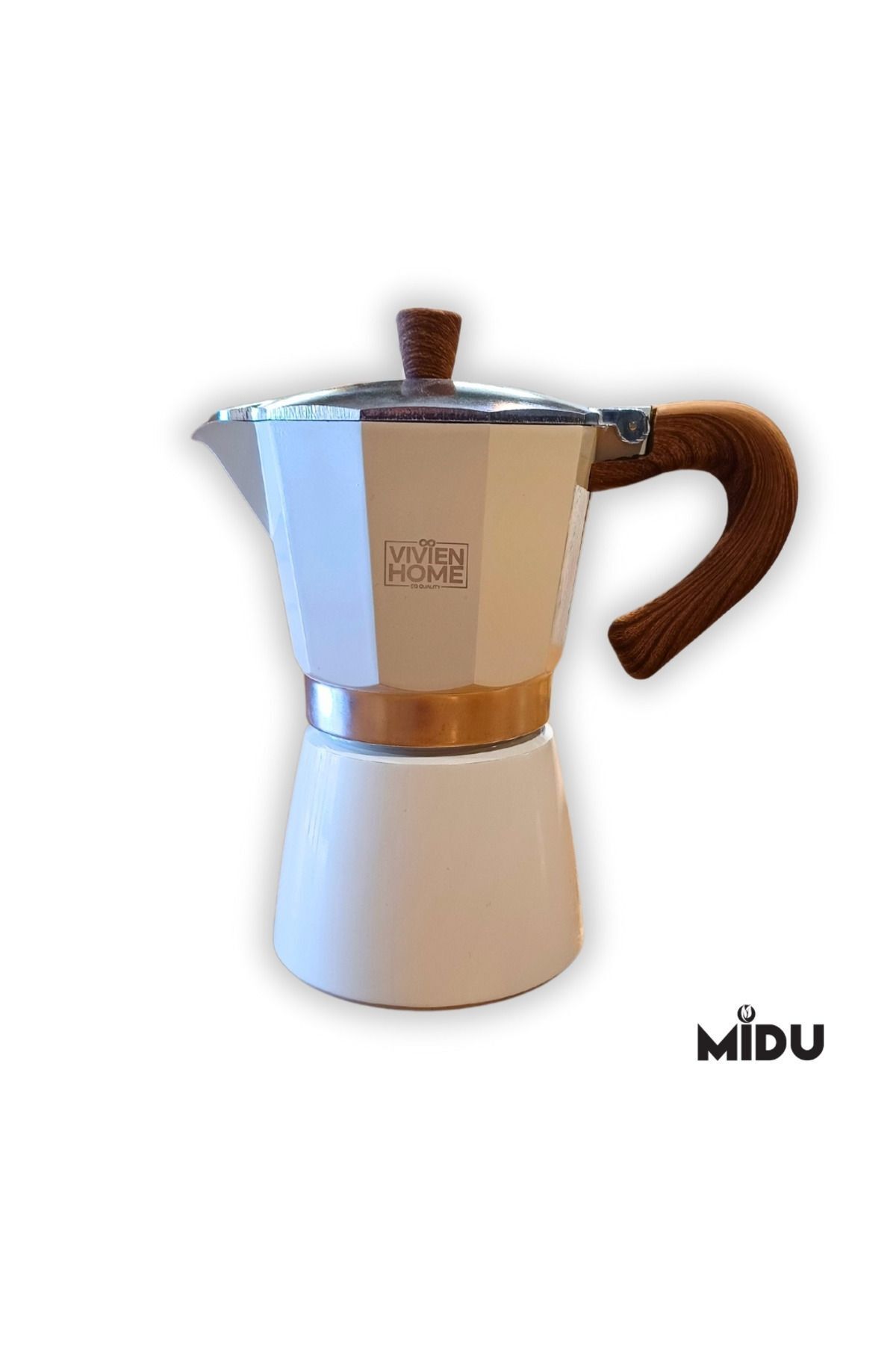 ALOHA MOKA POT 6 CUP (BEYAZ)