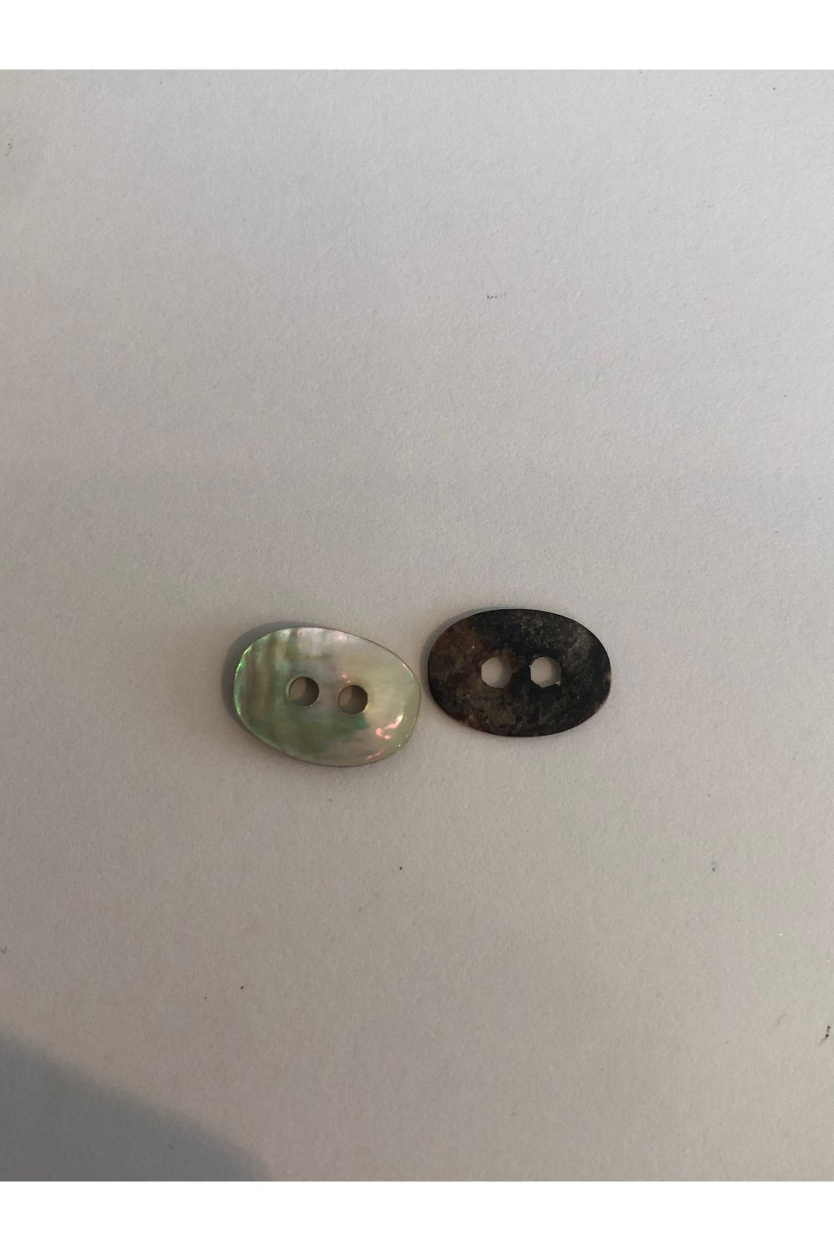 aensia-Real Original Oval Pearl Button Small 18 Size Button Pearl Button - Pack of 10 Buttons 5