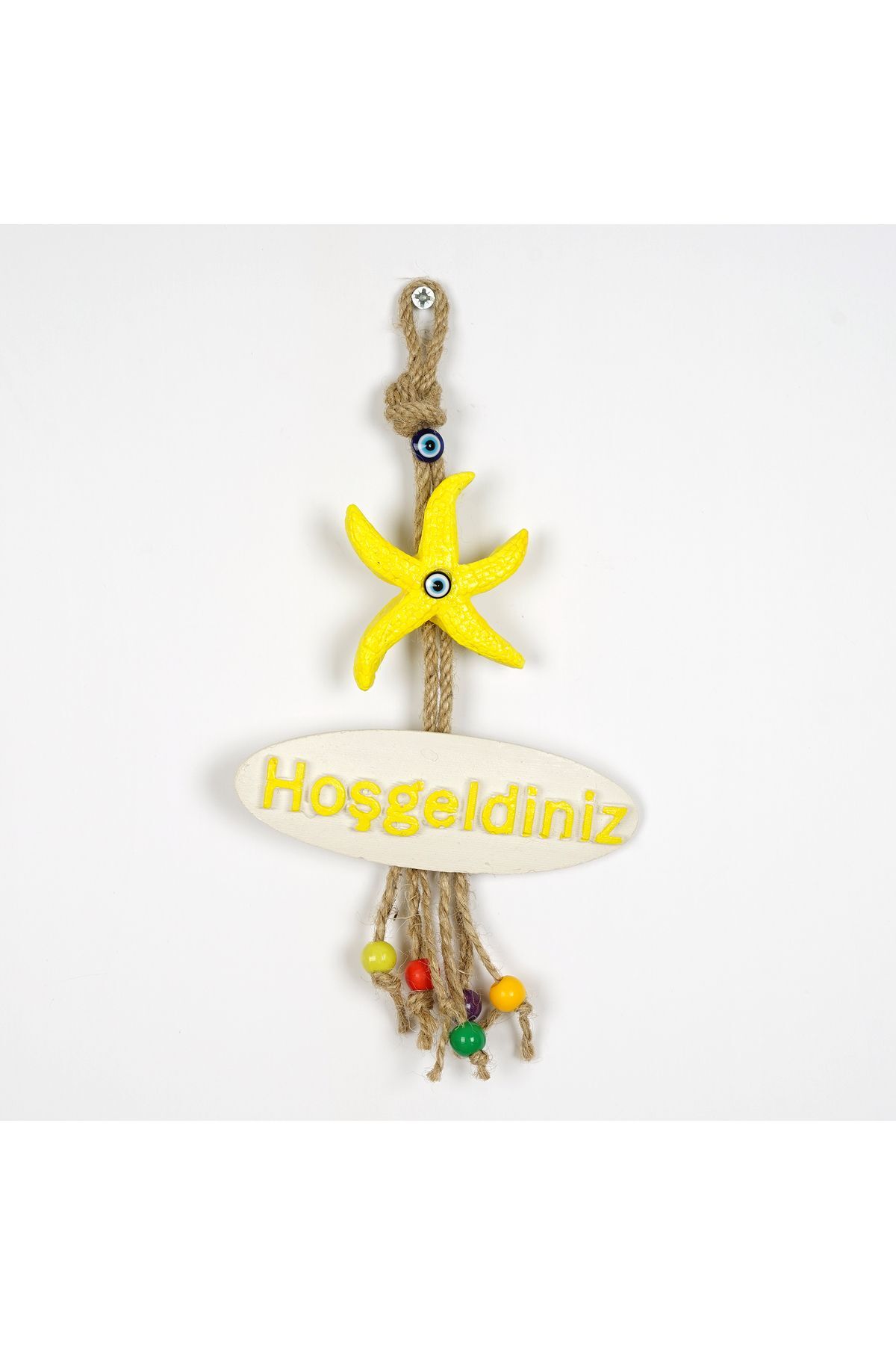 Decorative Colored Star Welcome Garden Balcony Wall Ornament