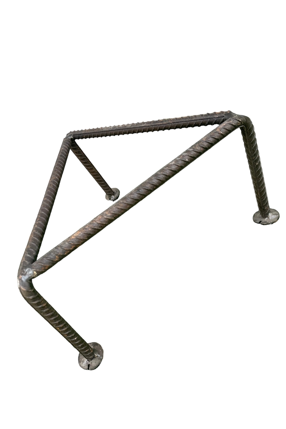 TOPSÖKEN Sac Ayağı Ocak 30 x 30 Cm Kalın Demir Dayanıklı