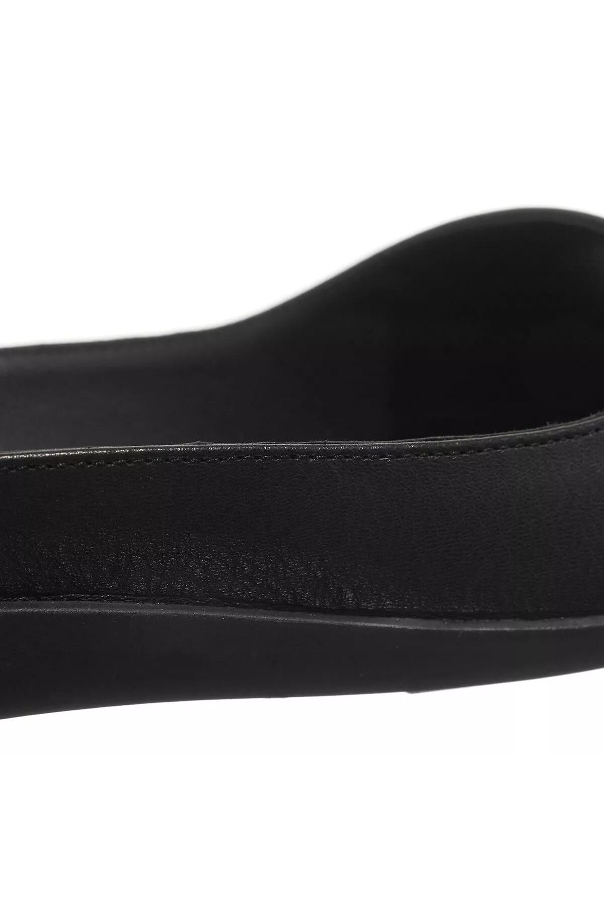 Calvin Klein-Peep Toe Ballerina Lth Black 3
