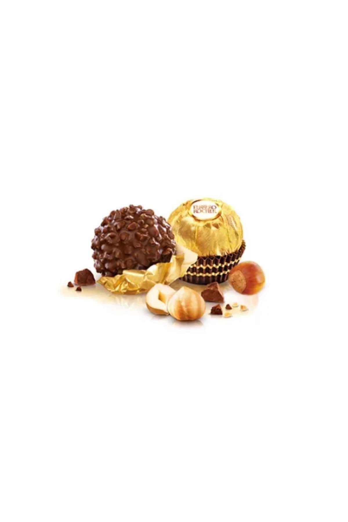 Ferrero Rocher T16 Fındıklı Truffle 16 Lı Çikolata Gold Rocher 200 gr X ...
