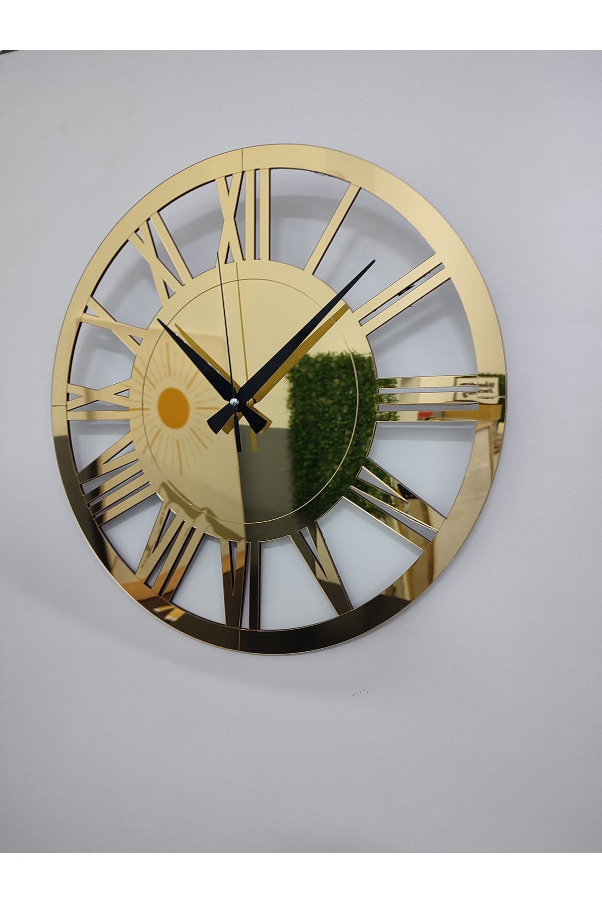 Vip Modern Design Decorative Wall Clock (gold)