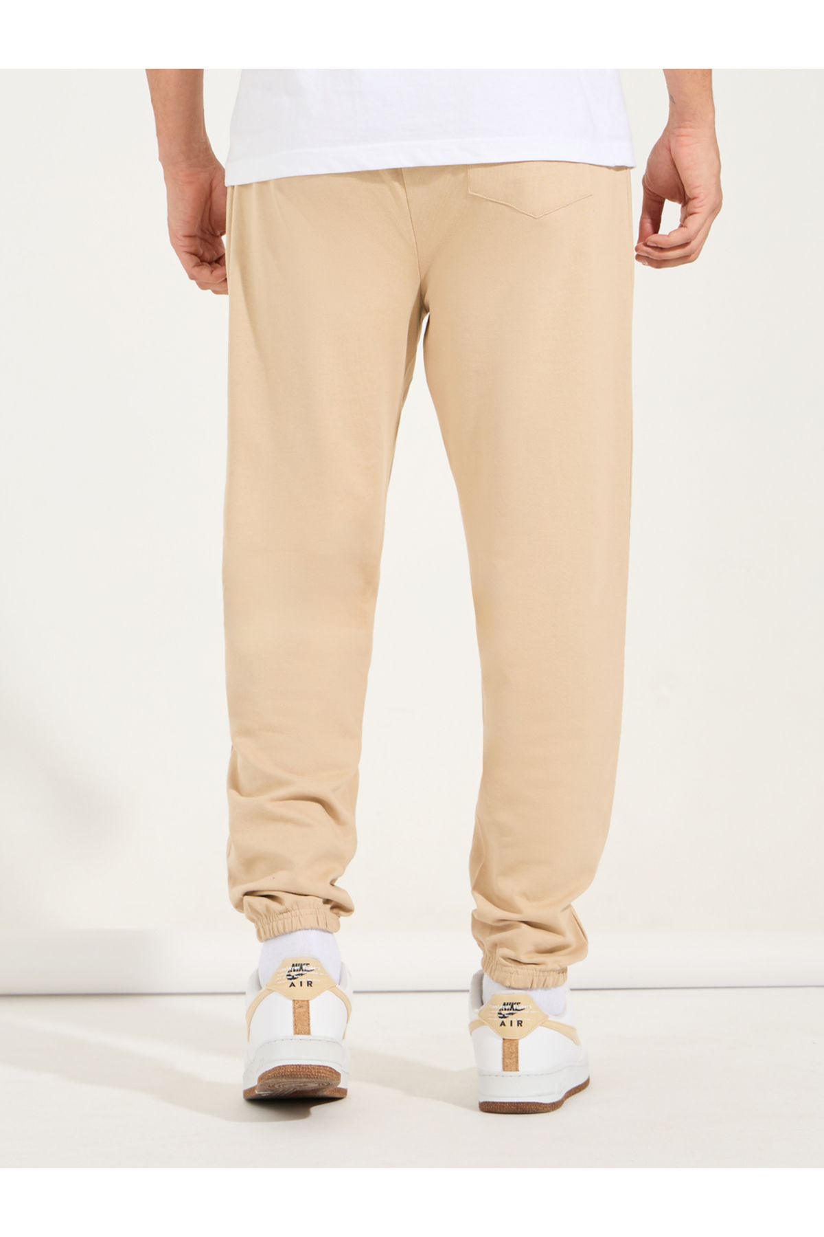 Styli-Minimal Print Oversized Joggers with Elasticated Hem 4
