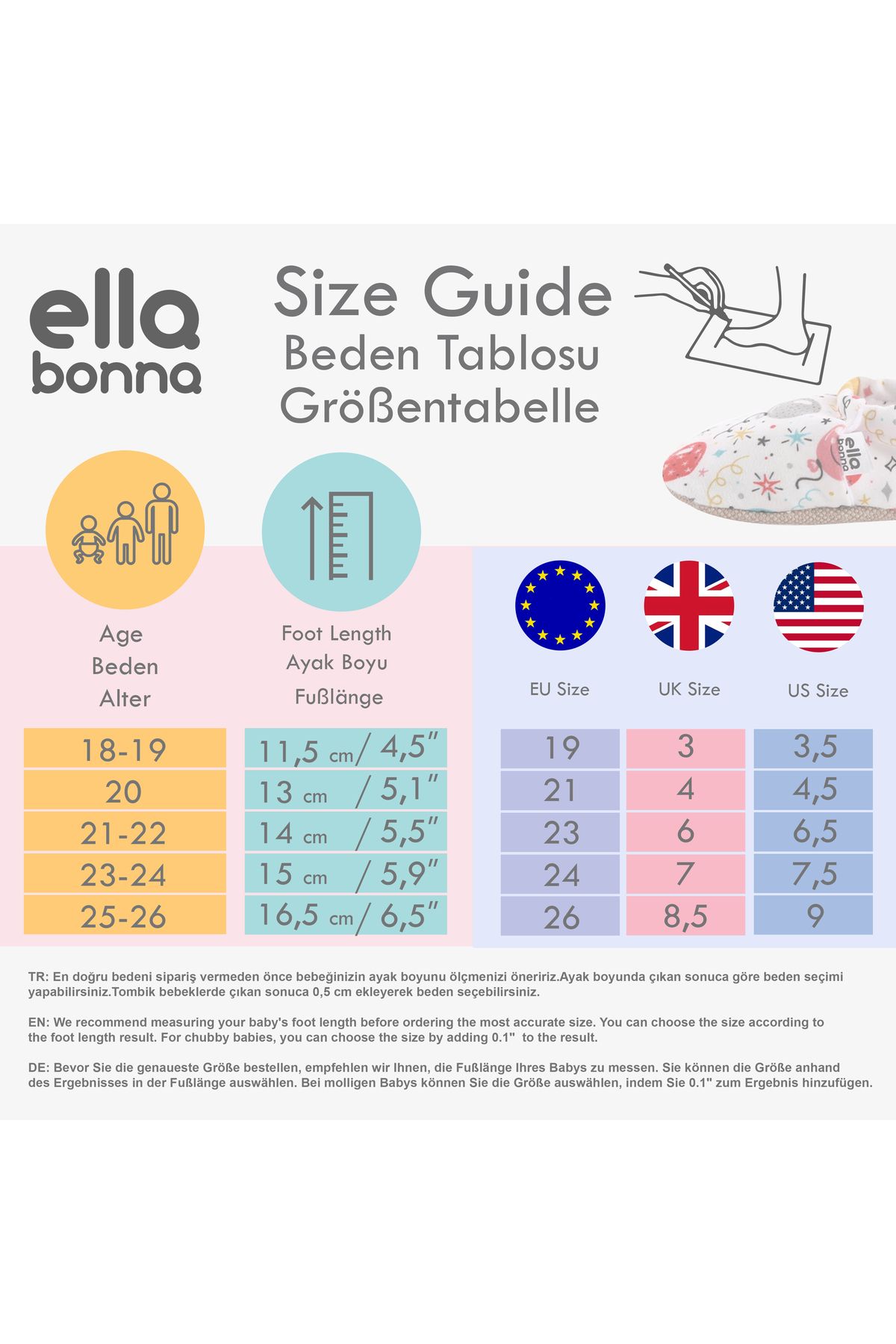 Ella Bonna-Fleece-Baby-Ärmel – rutschfeste Sohle und Bio-Baumwoll-gefütterte Heim-Kinderzimmerschuhe 8