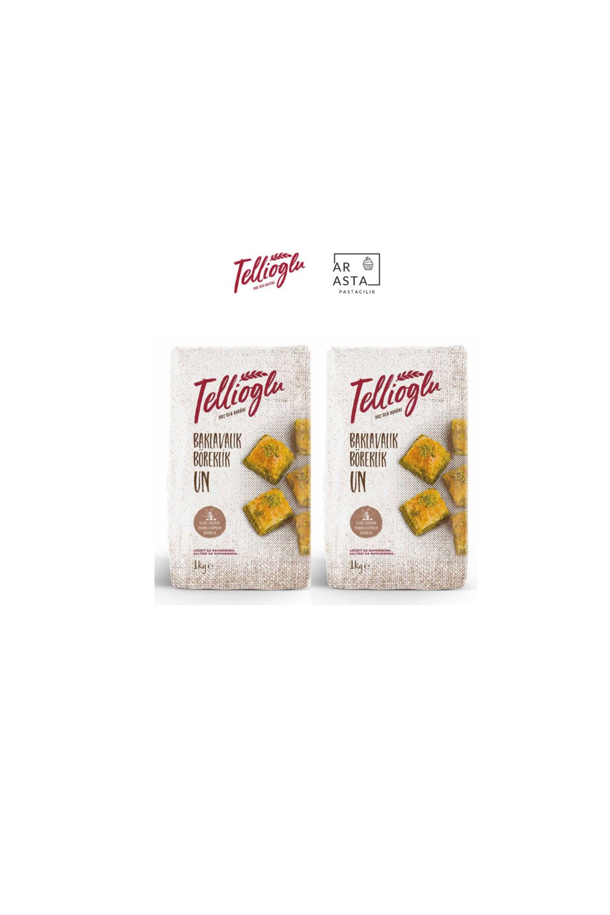 tellioğlu Telli?oğlu Baklavalik Börekli?k Un 2 Li? Set 1 Kg X2