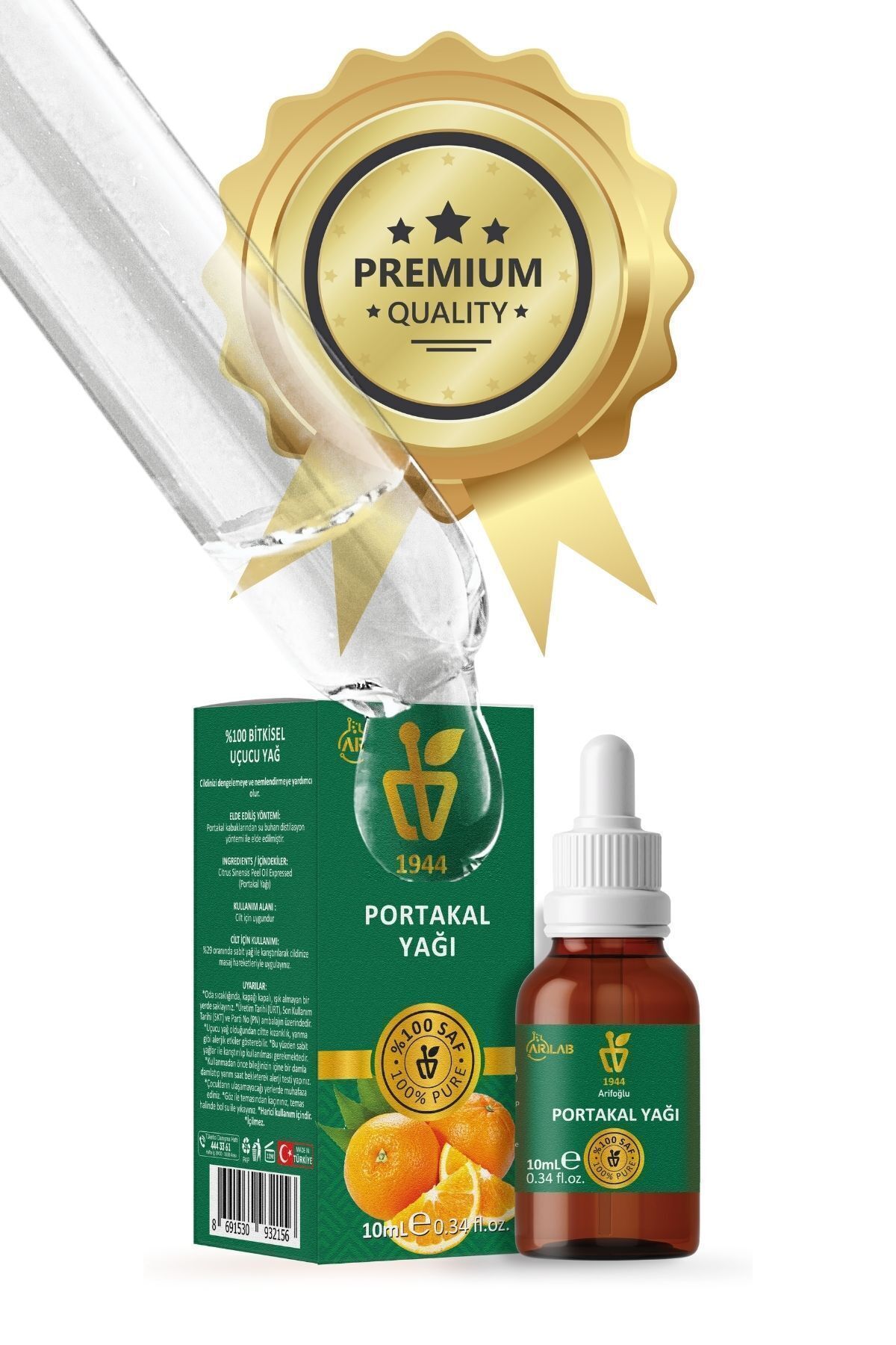 روغن پرتقال 10 میلی لیتر روغن 100% خالص Arlab Arifoğlu Arifoğlu