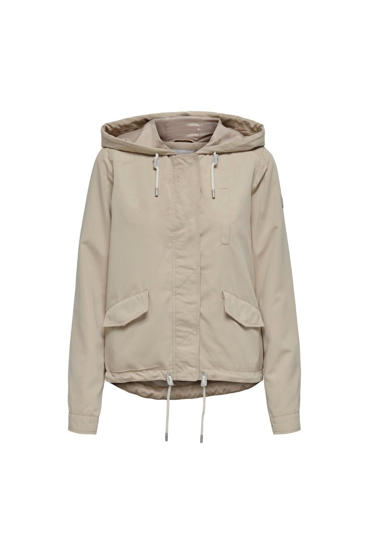 Only Skylar Hood Spring Women s Brown Hooded Jacket Trendyol