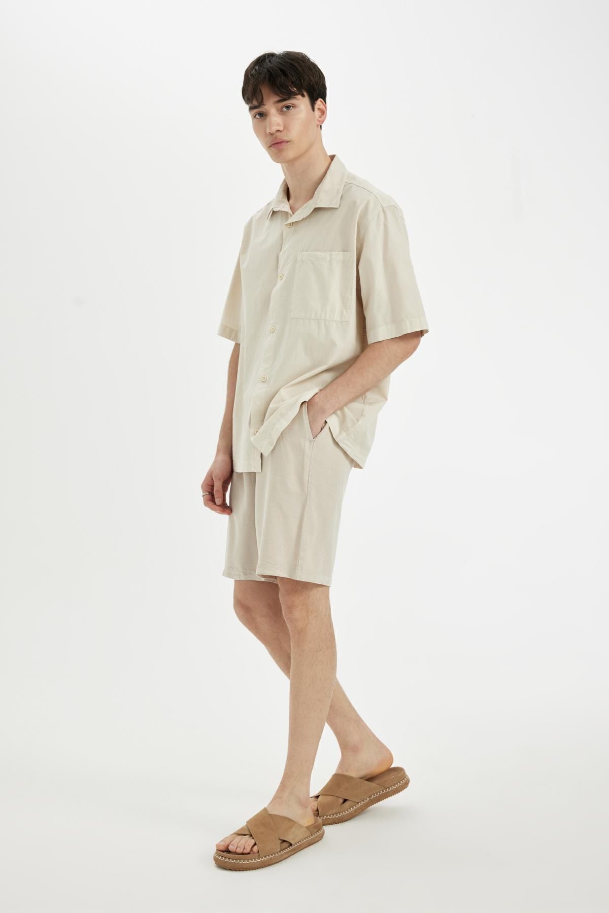 شلوارک مردانه دفاکتو | C7591AX24SM Defacto - Image 2