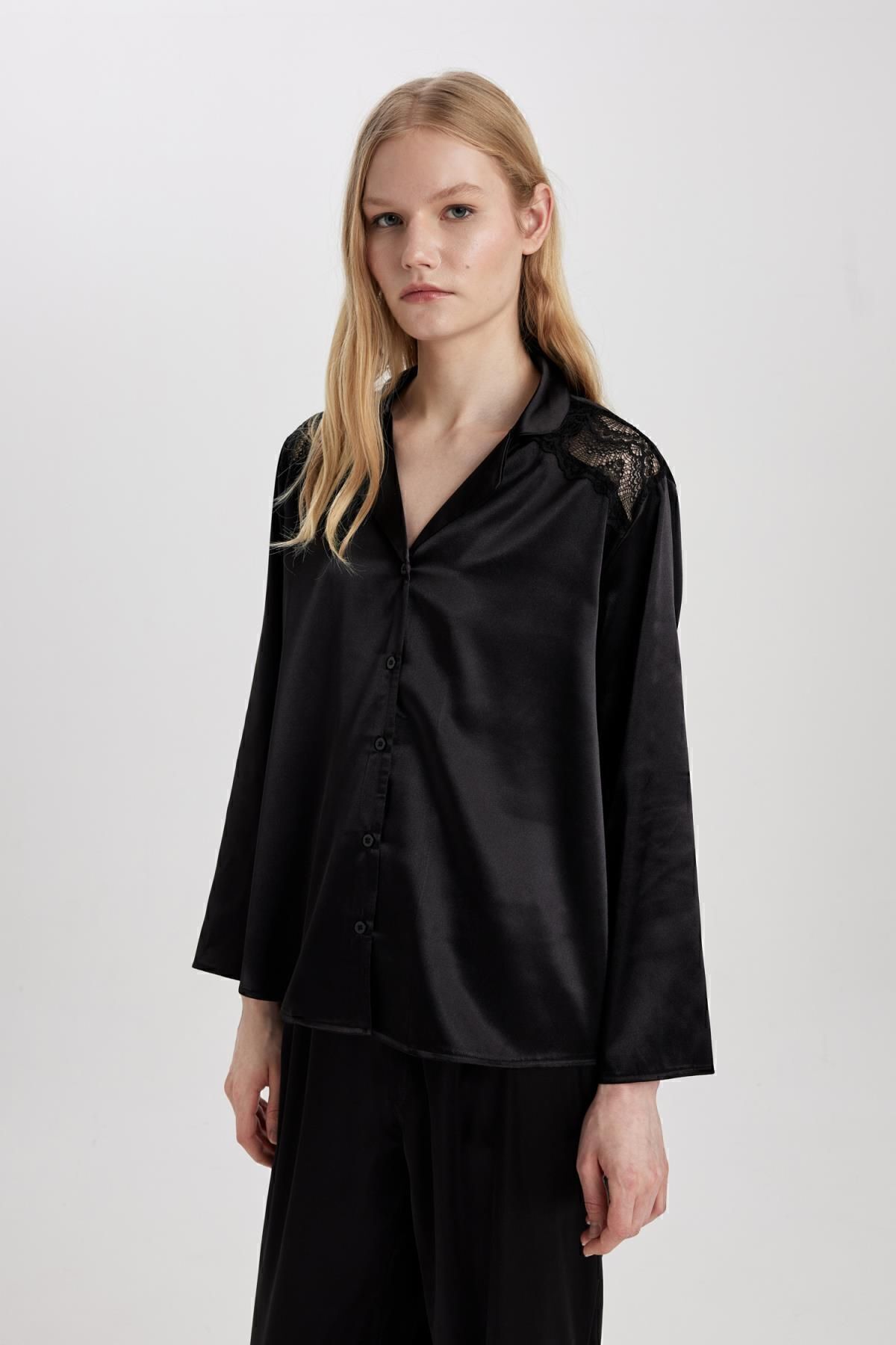 ست پیژامه زنانه دفاکتو | B6198AX24SP Defacto - Image 3