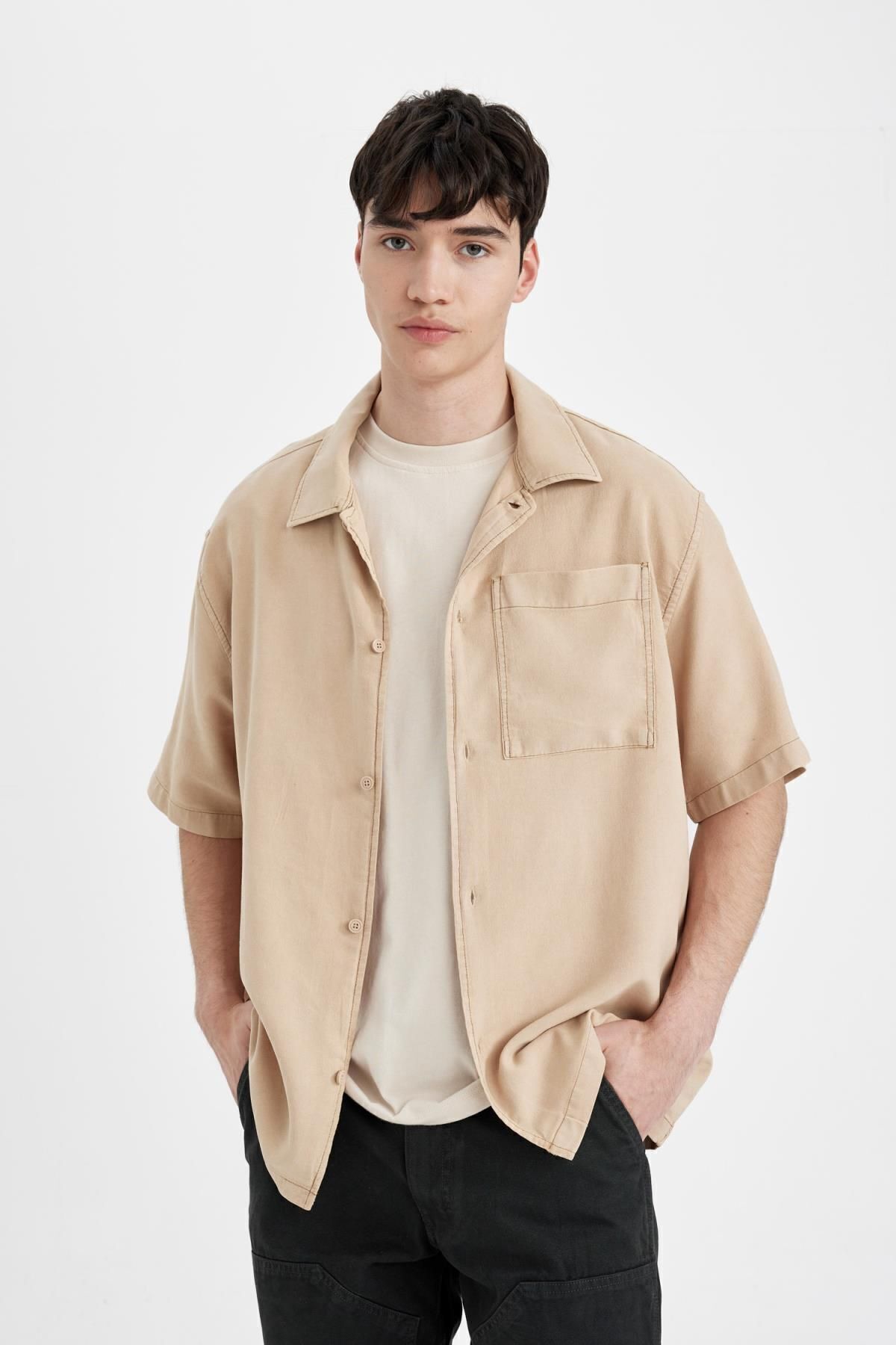 پیراهن مردانه دفاکتو | B6423AX24SP Defacto - Image 3