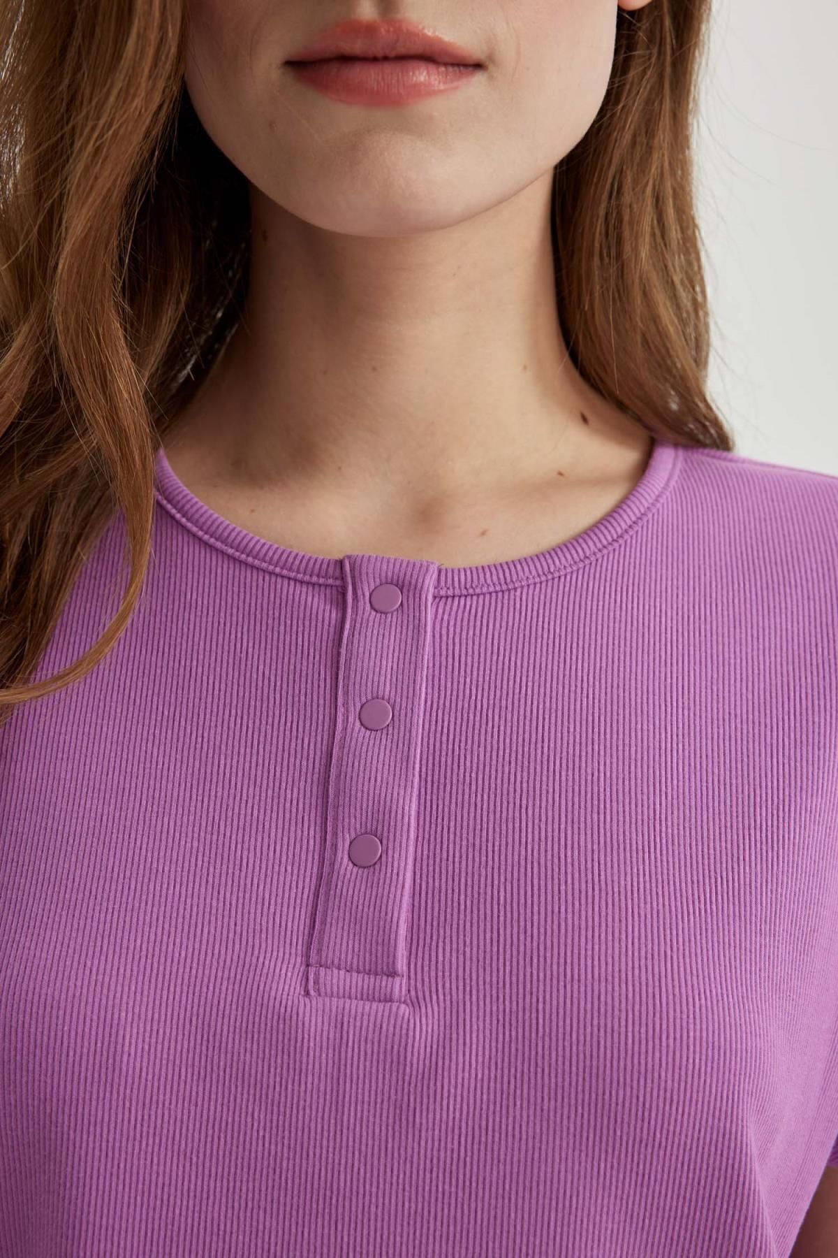 ست پیژامه زنانه دفاکتو | Z5331AZ24SP Defacto - Image 5