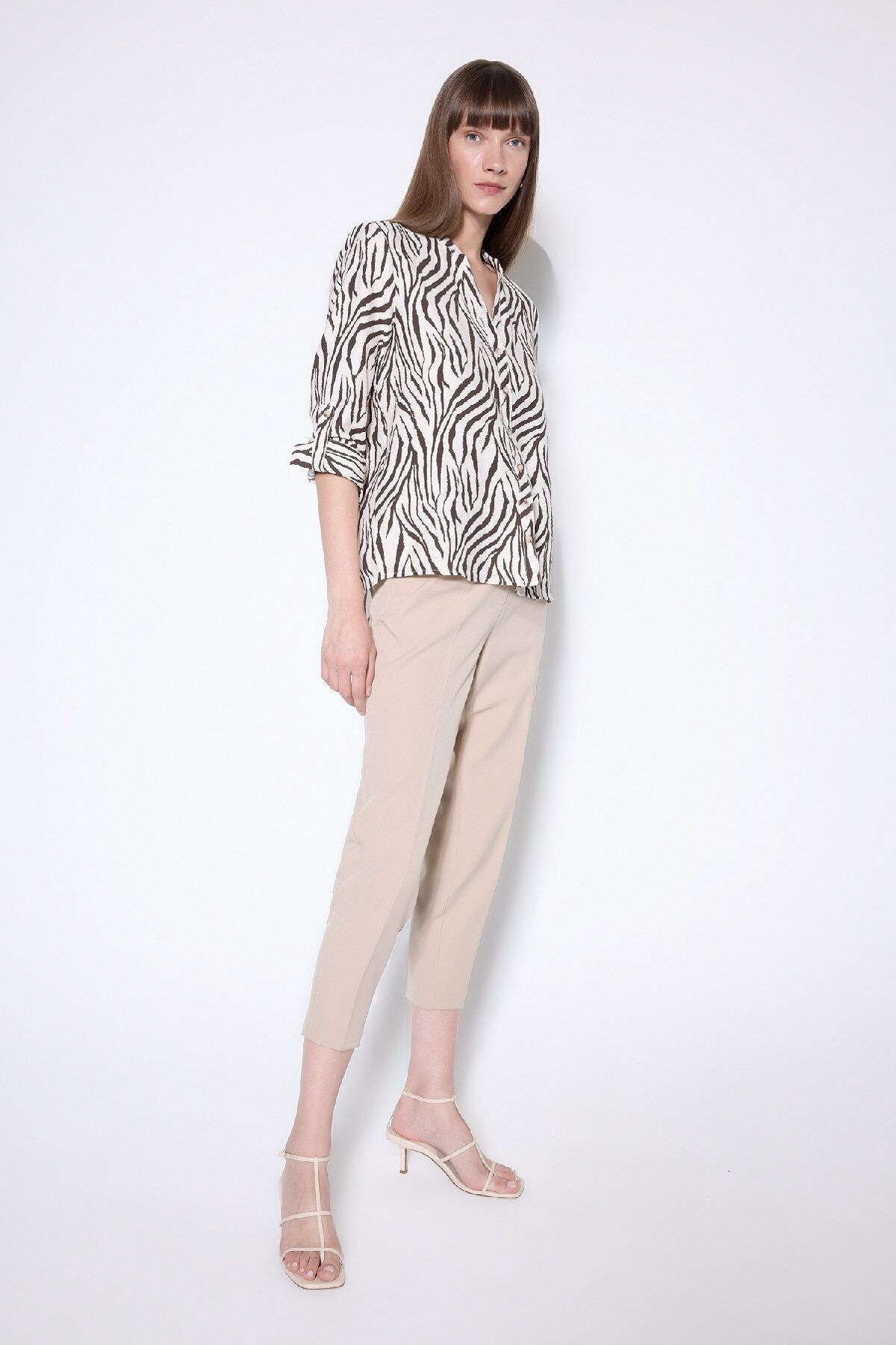 شومیز زنانه دفاکتو | D4901AX24AU Defacto - Image 2