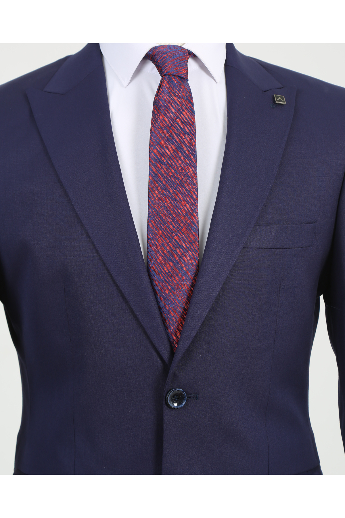 ACTUAL-Costum pentru bărbați - 4055-02-Model Navy 2