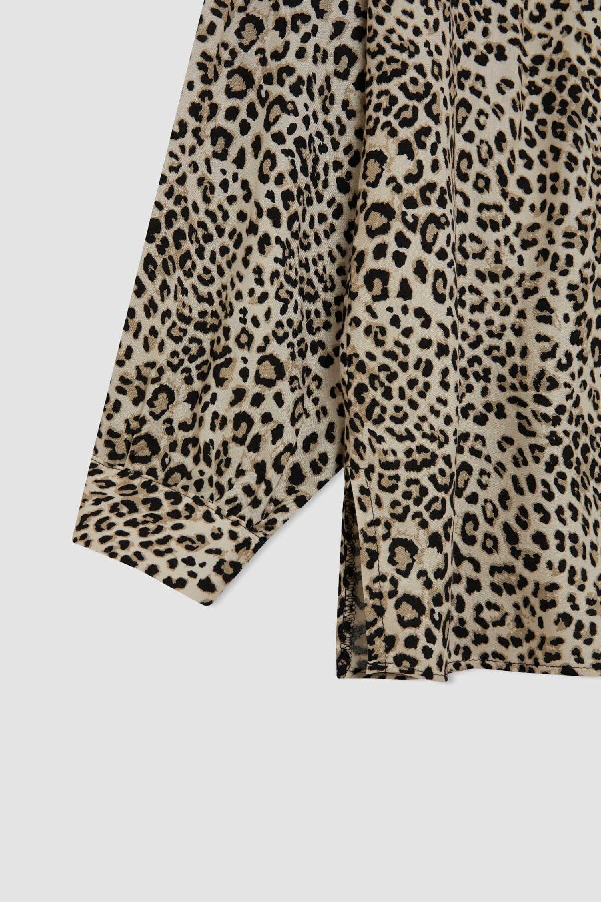 شومیز زنانه دفاکتو | D1078AX24AU Defacto - Image 3