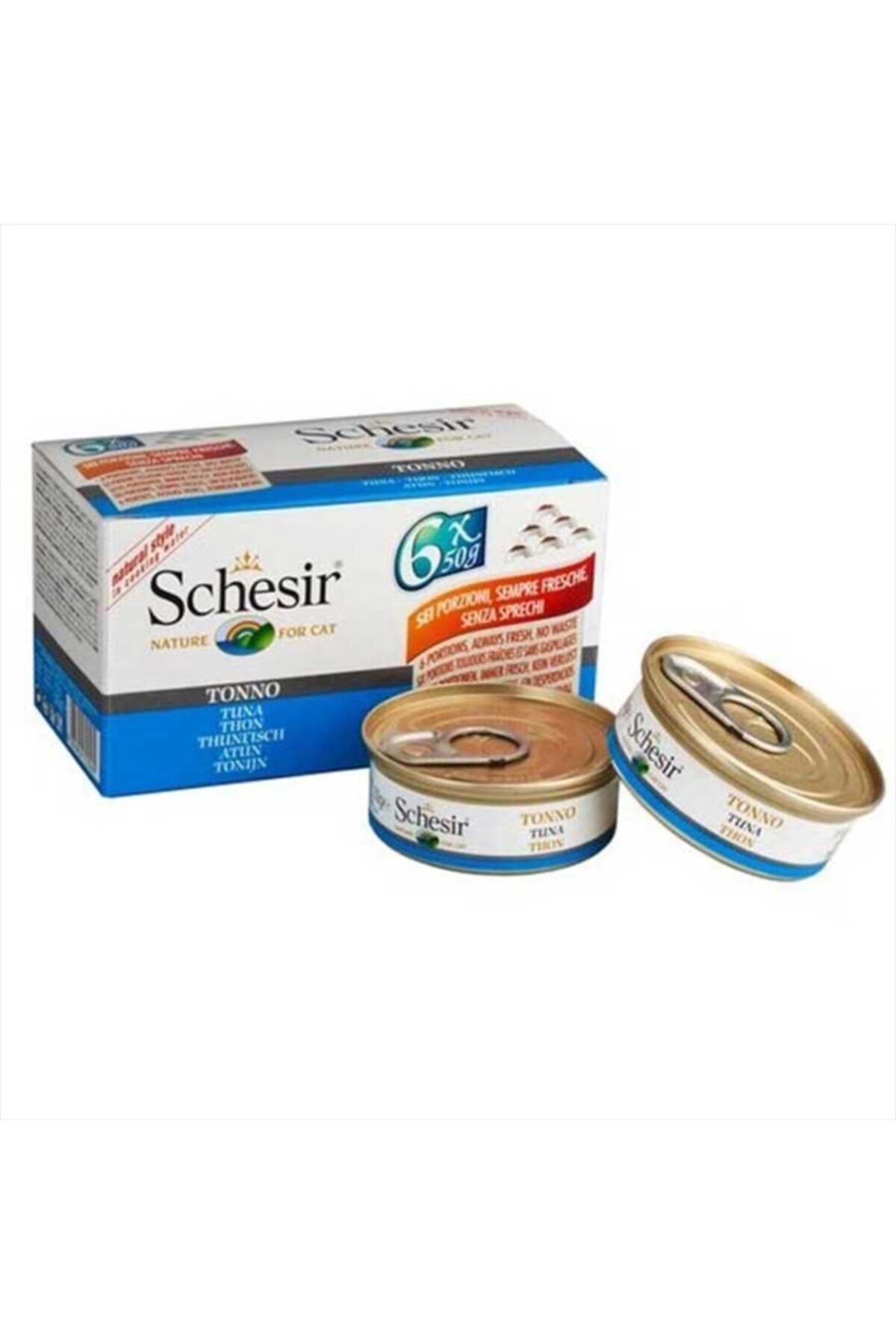 Schesir Ton Balıklı Yaş Kedi Maması 50 Gr * 6 Adet