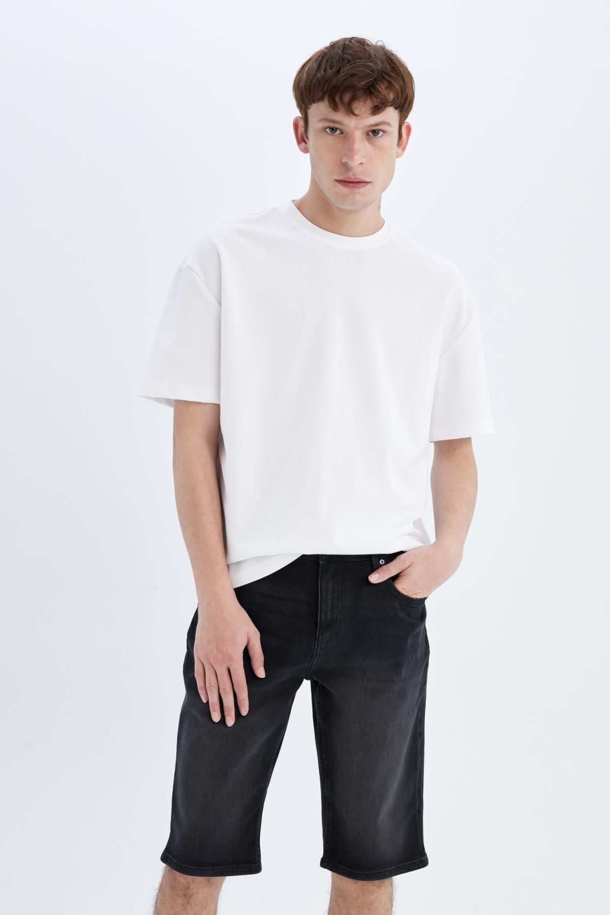 شلوارک مردانه دفاکتو | C2694AX24SM Defacto - Image 3