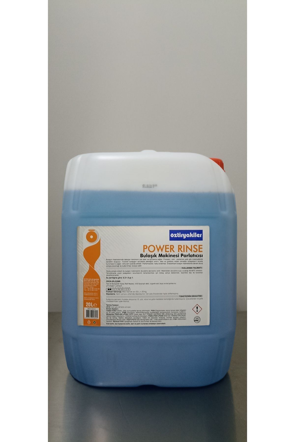 ÖZTİRYAKİLER Öztiryakiler Power Rinse Endüstriyel Bulaşık Makinası Parlatıcısı