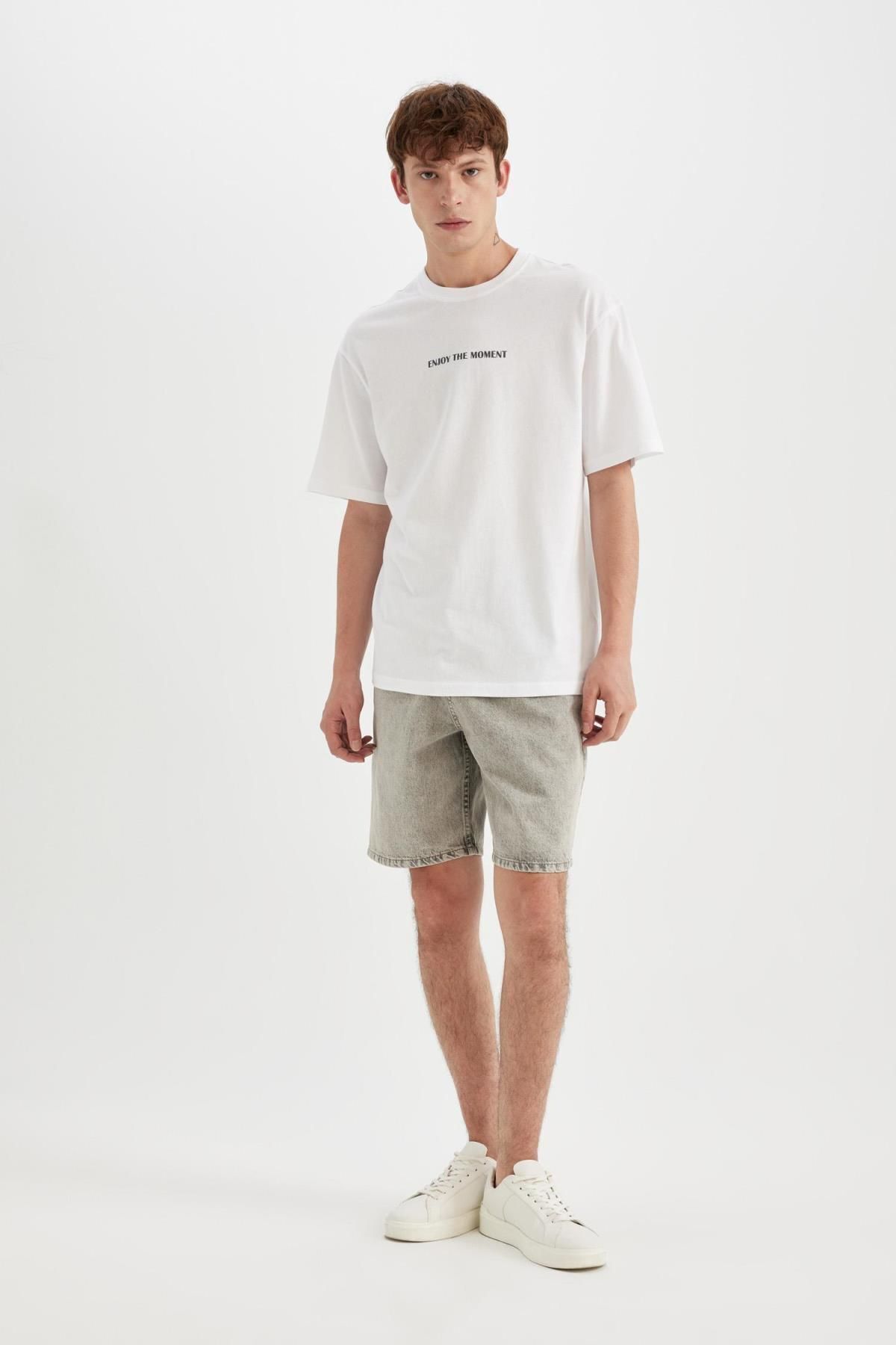 شلوارک مردانه دفاکتو | D3879AX24SM Defacto - Image 4