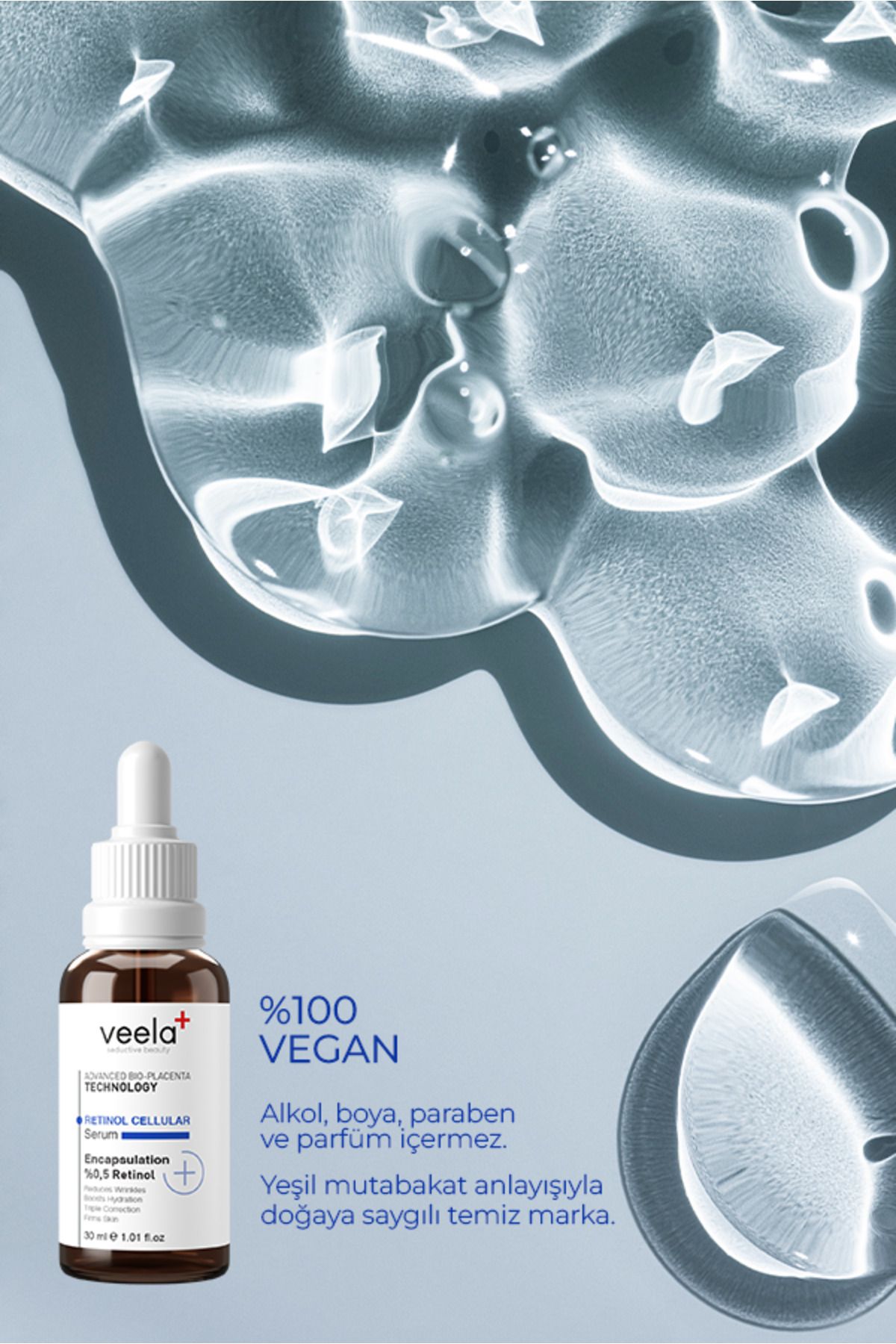 سرم پوست ترمیم سلولی رتینول اورجینال VEELA