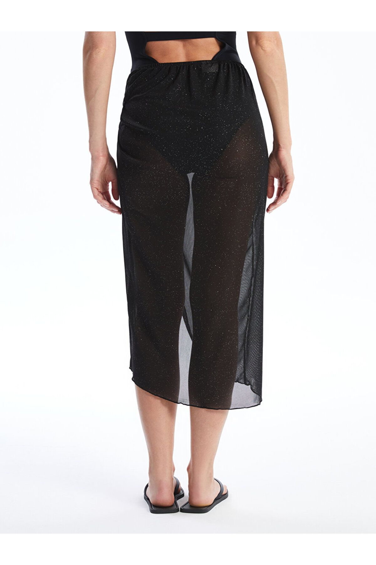 LC Waikiki-Lcw Elastic Waist Patterned Women's Pareo 4