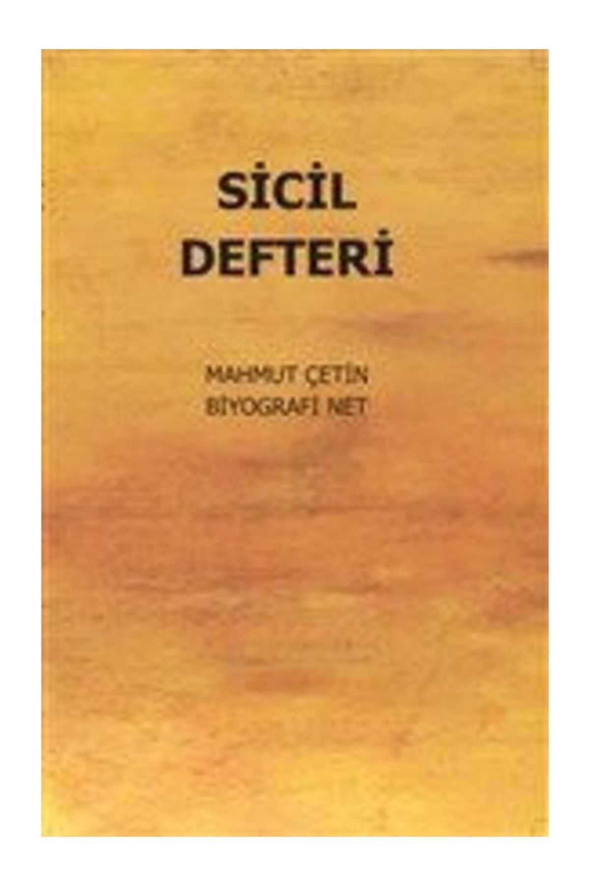 Biyografi Net Yayıncılık Sicil Defteri Mahmut Çetin