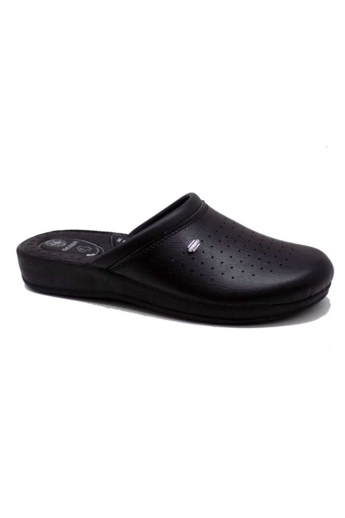 Floating Sabo Slippers 4 Dots Black