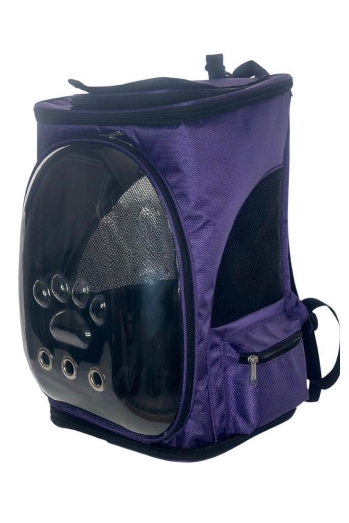 enipaty Büyük Kedi Köpek Astronot Taşıma Çantası Mor