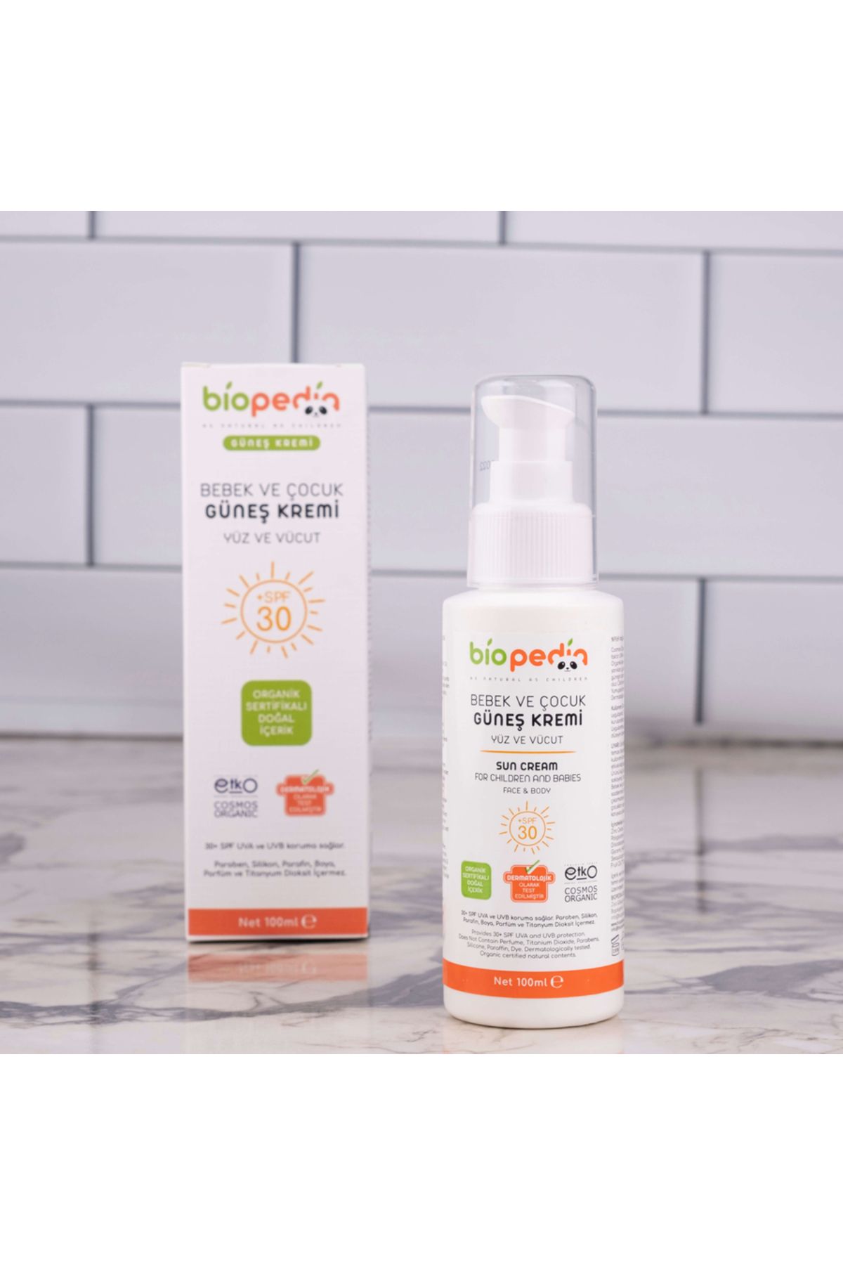 VZN Biopedia Organik Bebek ve Çocuk Güneş Kremi 100 ml