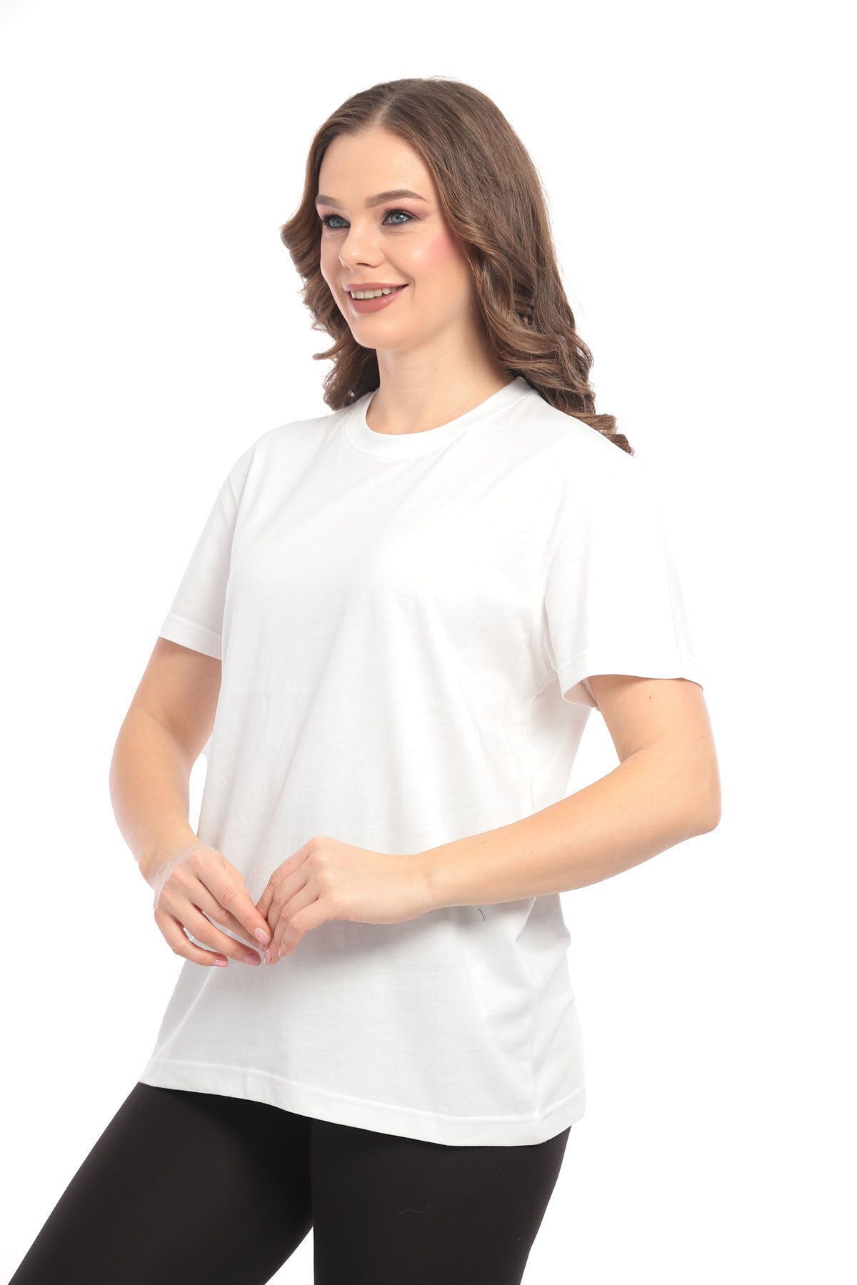 femme t shirt avec du coton basic cyclone t shirt relaxed