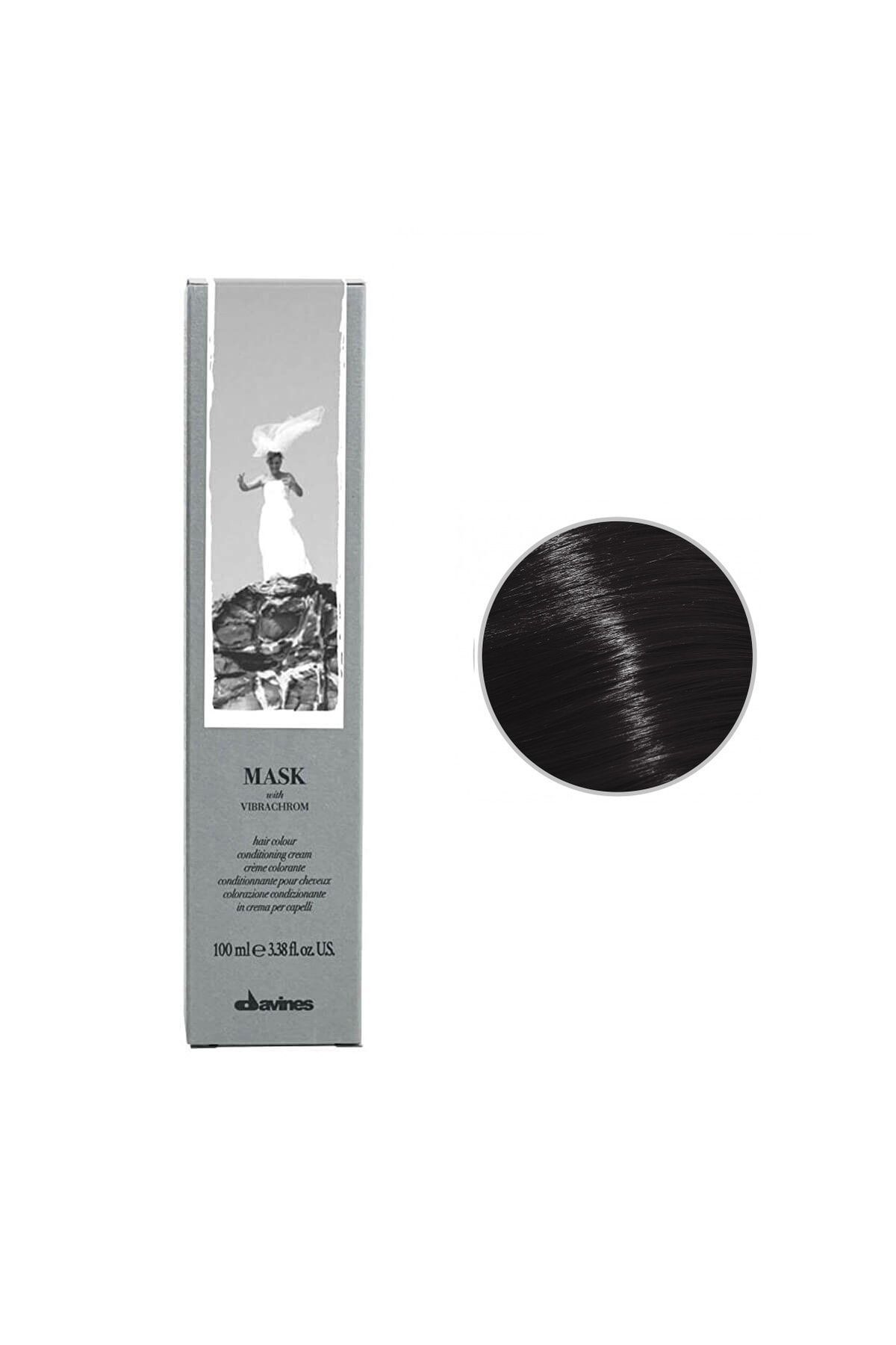 ماسک با رنگ موی ترمیم کننده تغذیه کننده ویبراکروم 100 میلی لیتری 44.0 قهوه ای Davines Professional