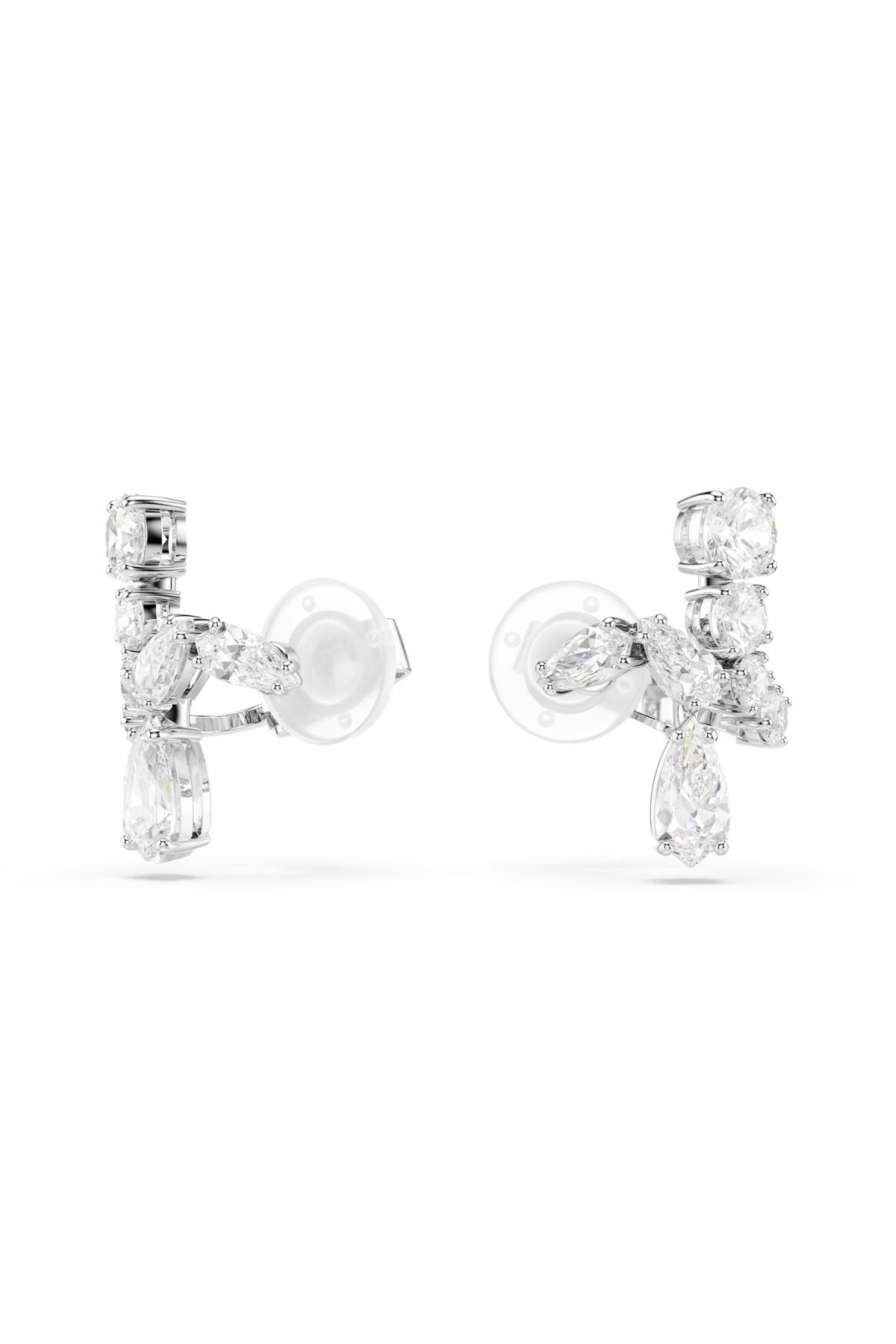 Swarovski-Matrix Silberfarbene Ohrclips 5692523 3
