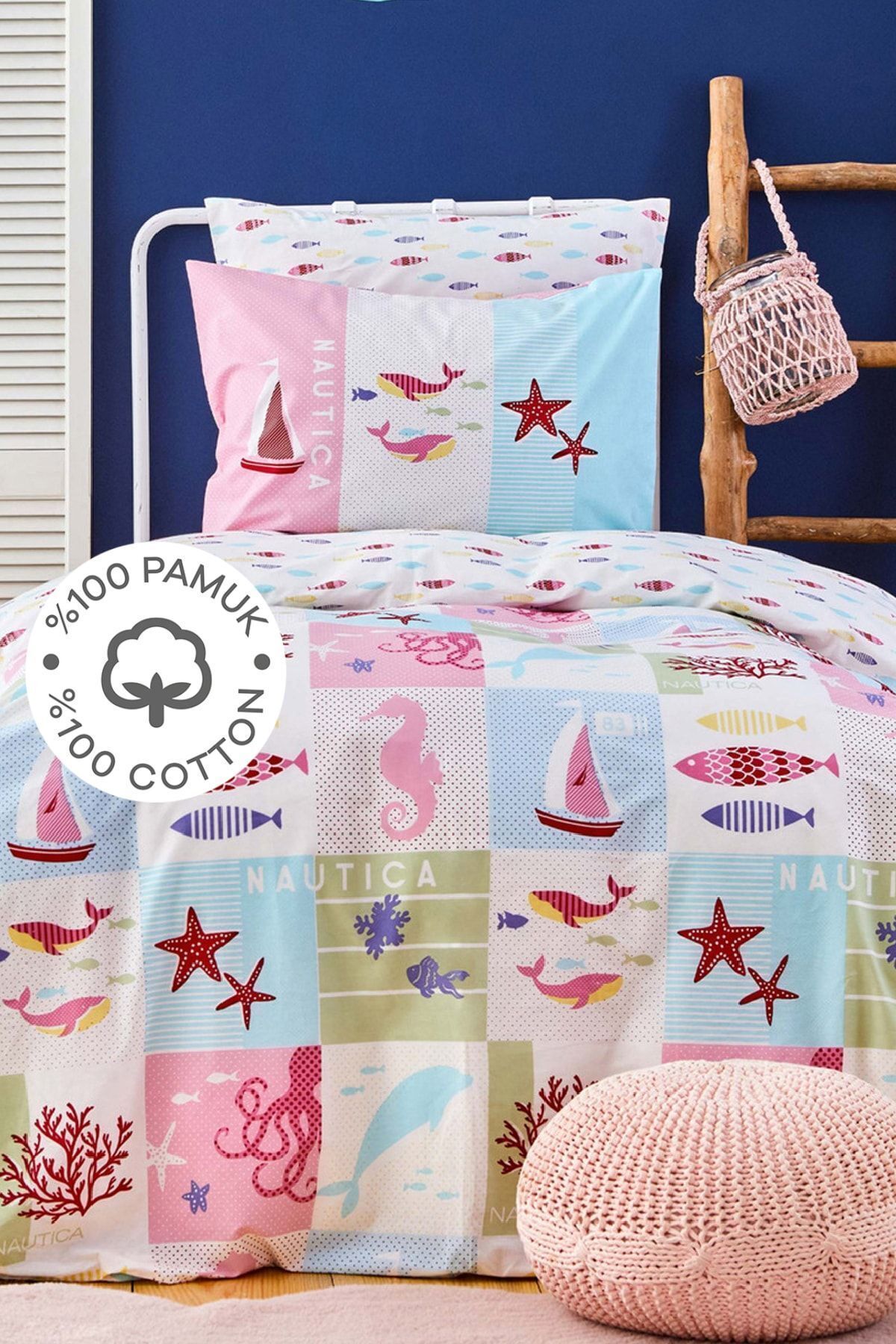 Nautica Home Kids Marine 100 Cotton Single Bedding Set price in Dubai UAE Compare Prices