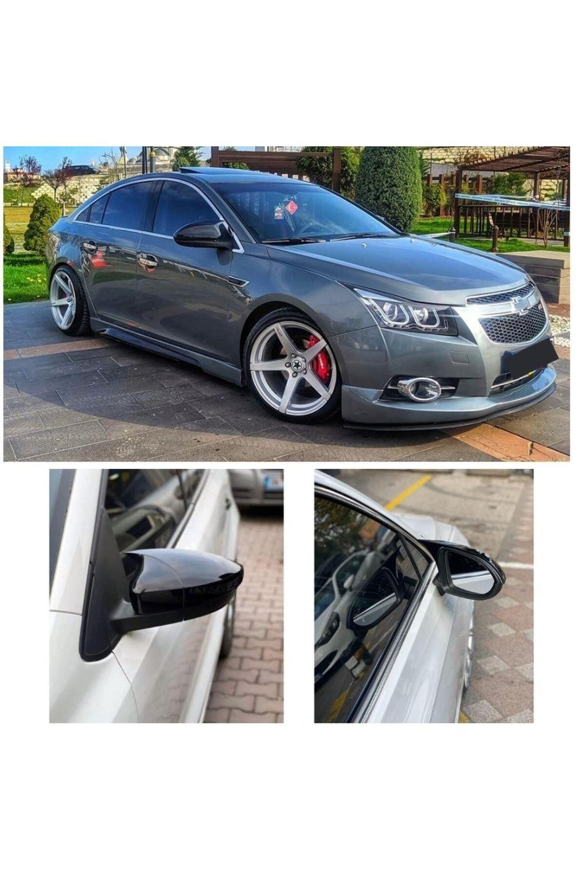 Mayuk Dizayn Chevrolet Cruze (2008-2012/2014-2016/J300) Uyumlu Batman Yarasa Ayna Kapağı Ve Montaj Bandı ----
