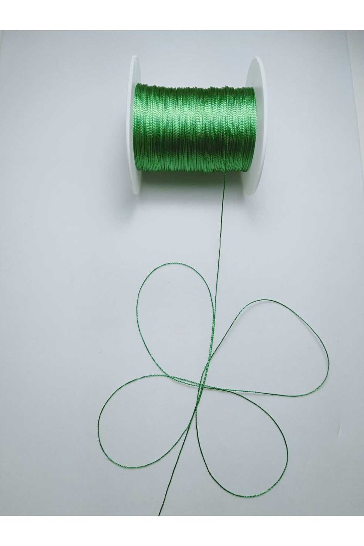 0.5 Mm 100 Meters Rosary Rope Green Color